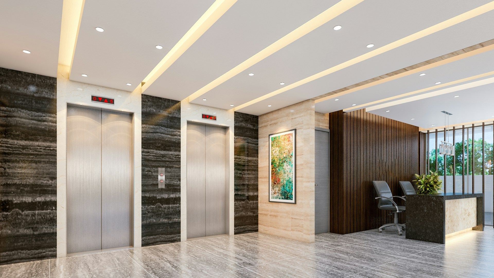 wall art in office space