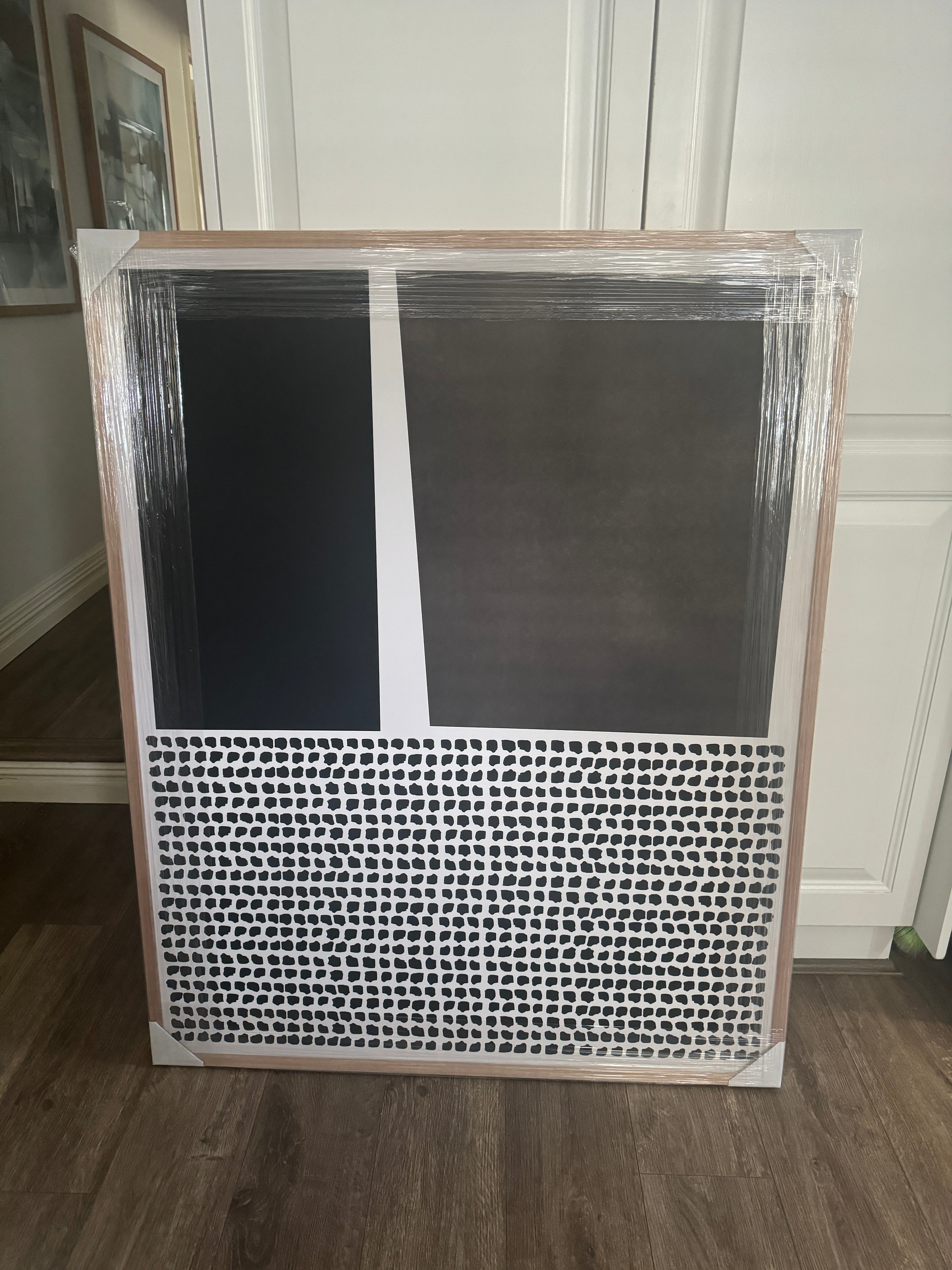 (HIRED) Framed - Boho Black, Dark Brown & Dots