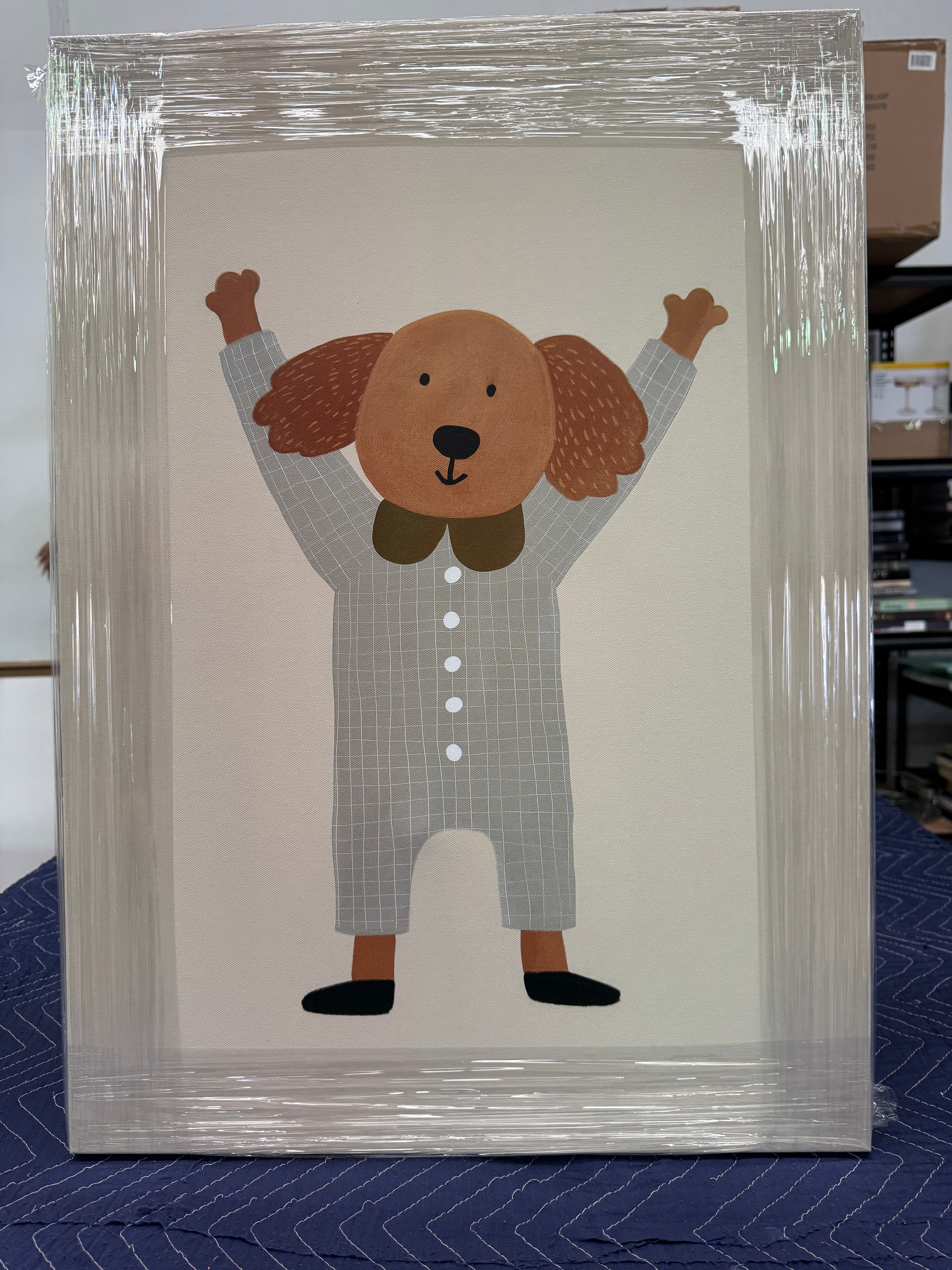 Kids Print - Stretching Pup