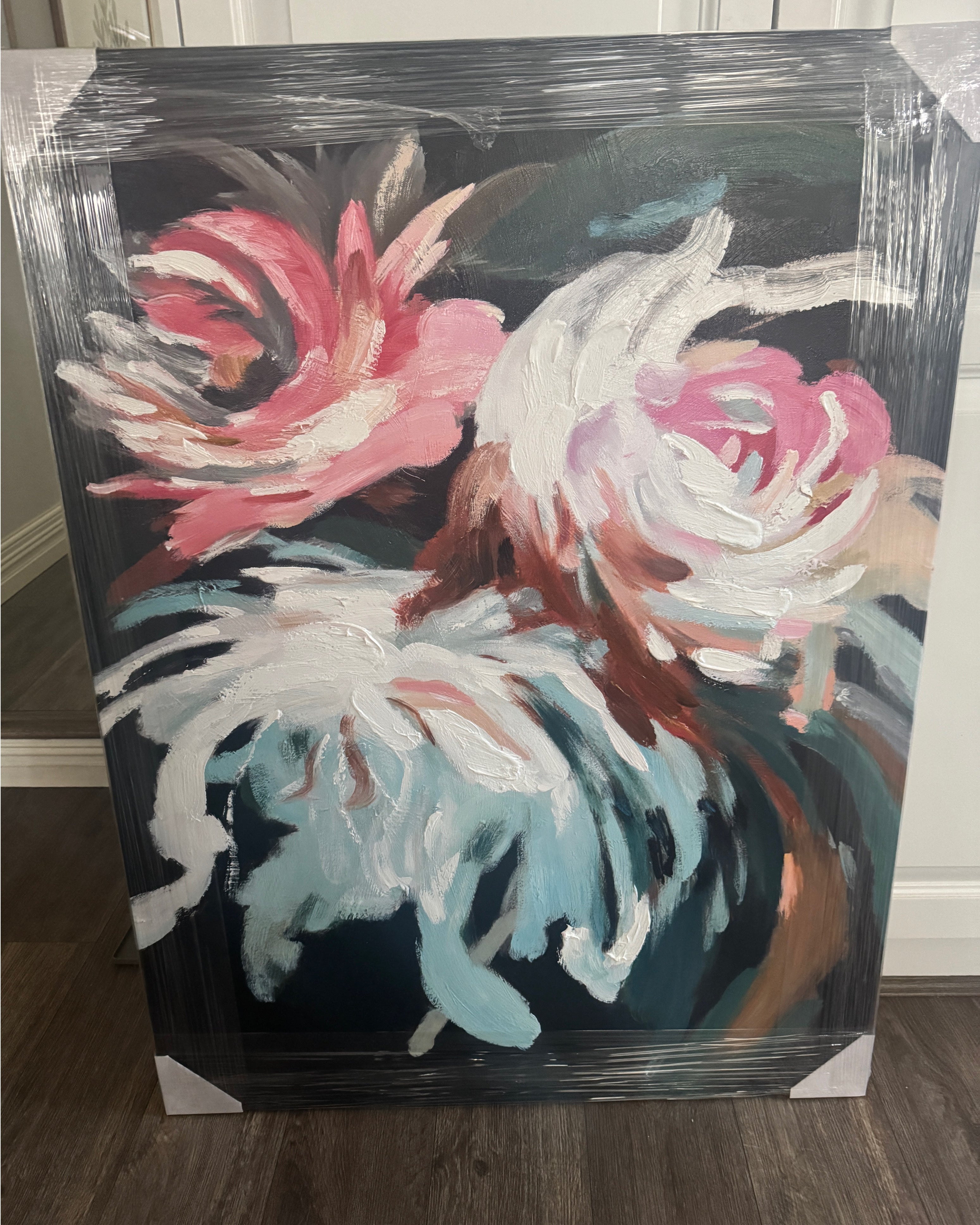 (HIRED) Floral Moods Textured Painting