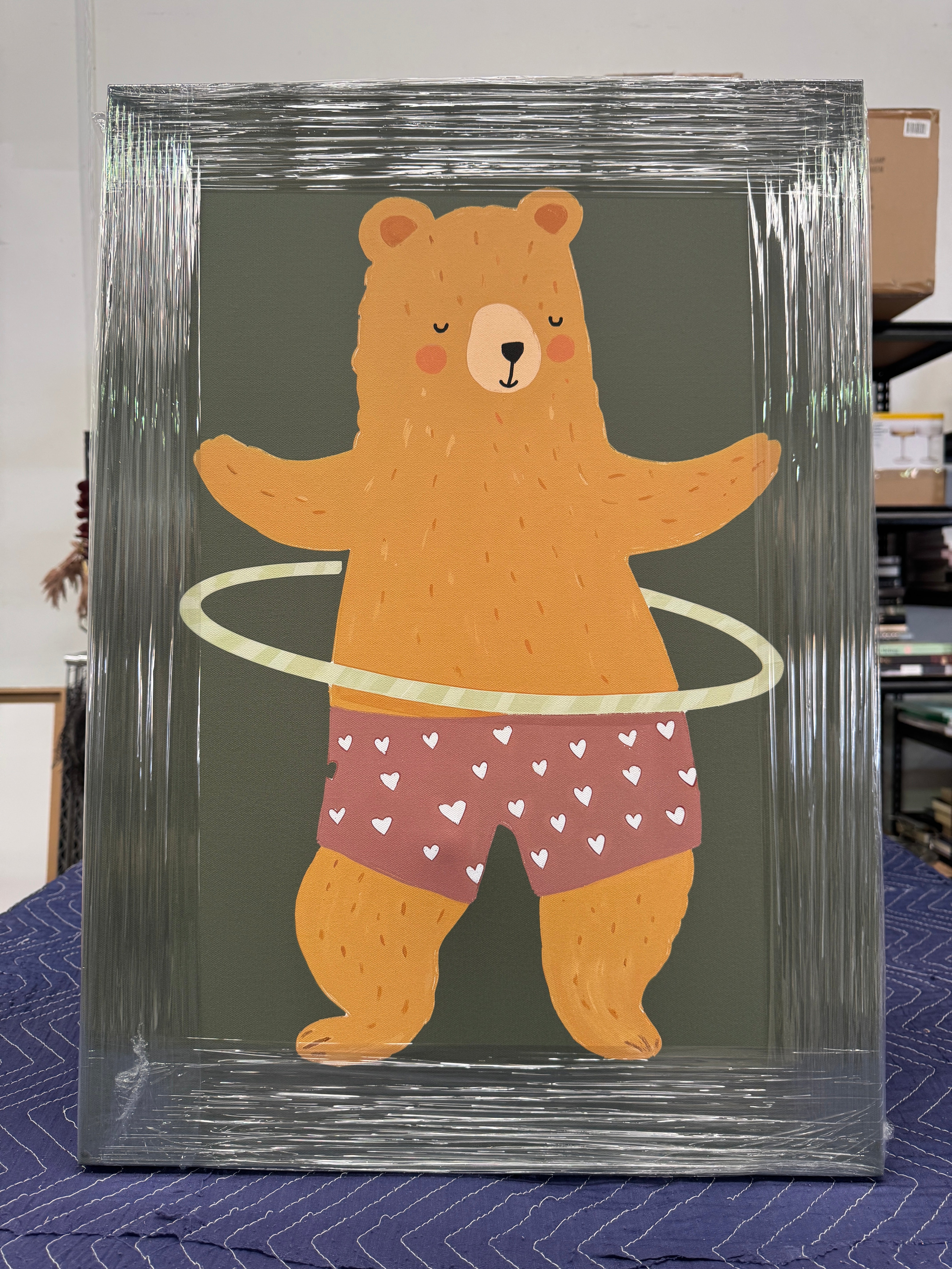 Kids Print - Hula Hoop Bear