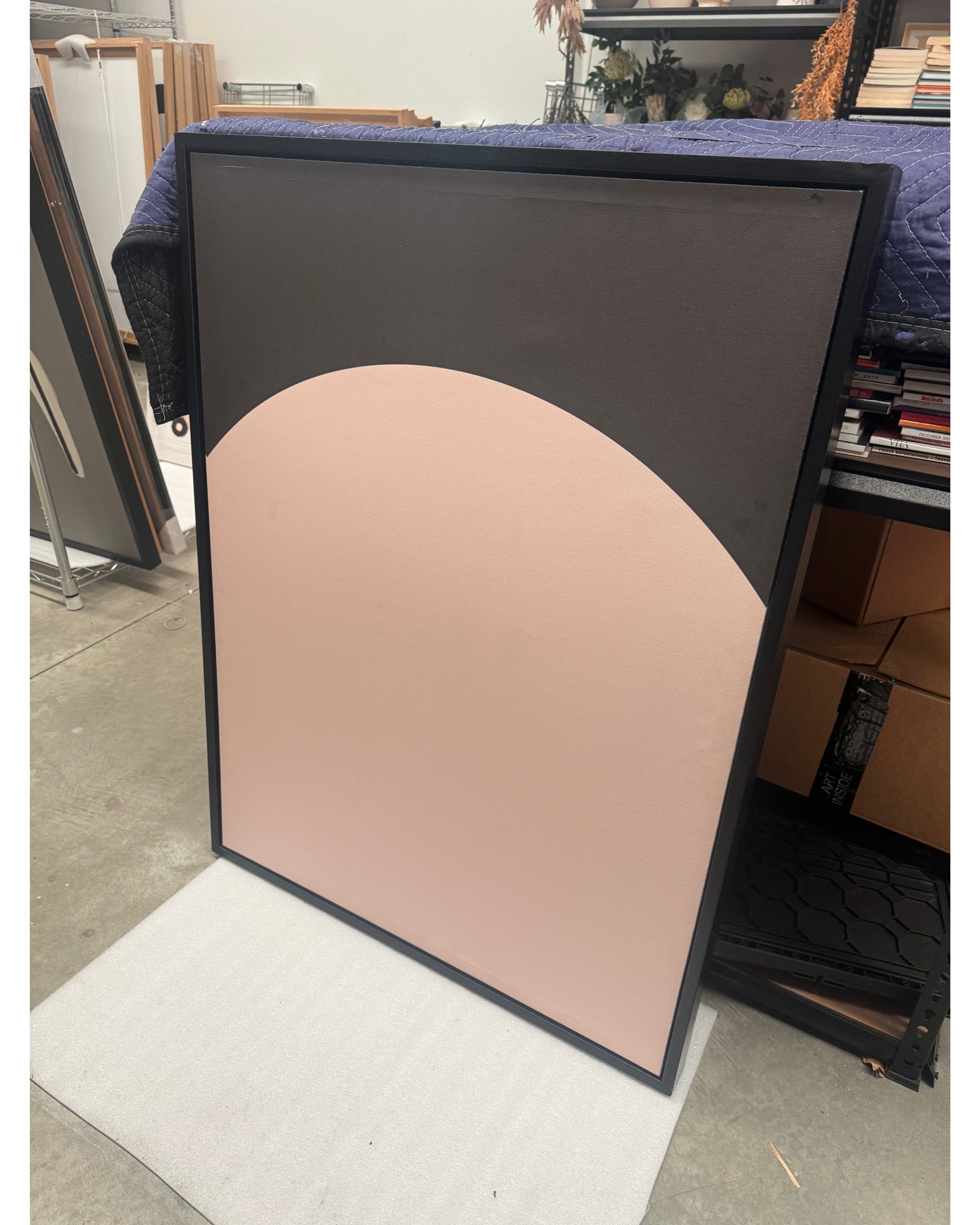 (HIRED) Framed - Blush Horizon