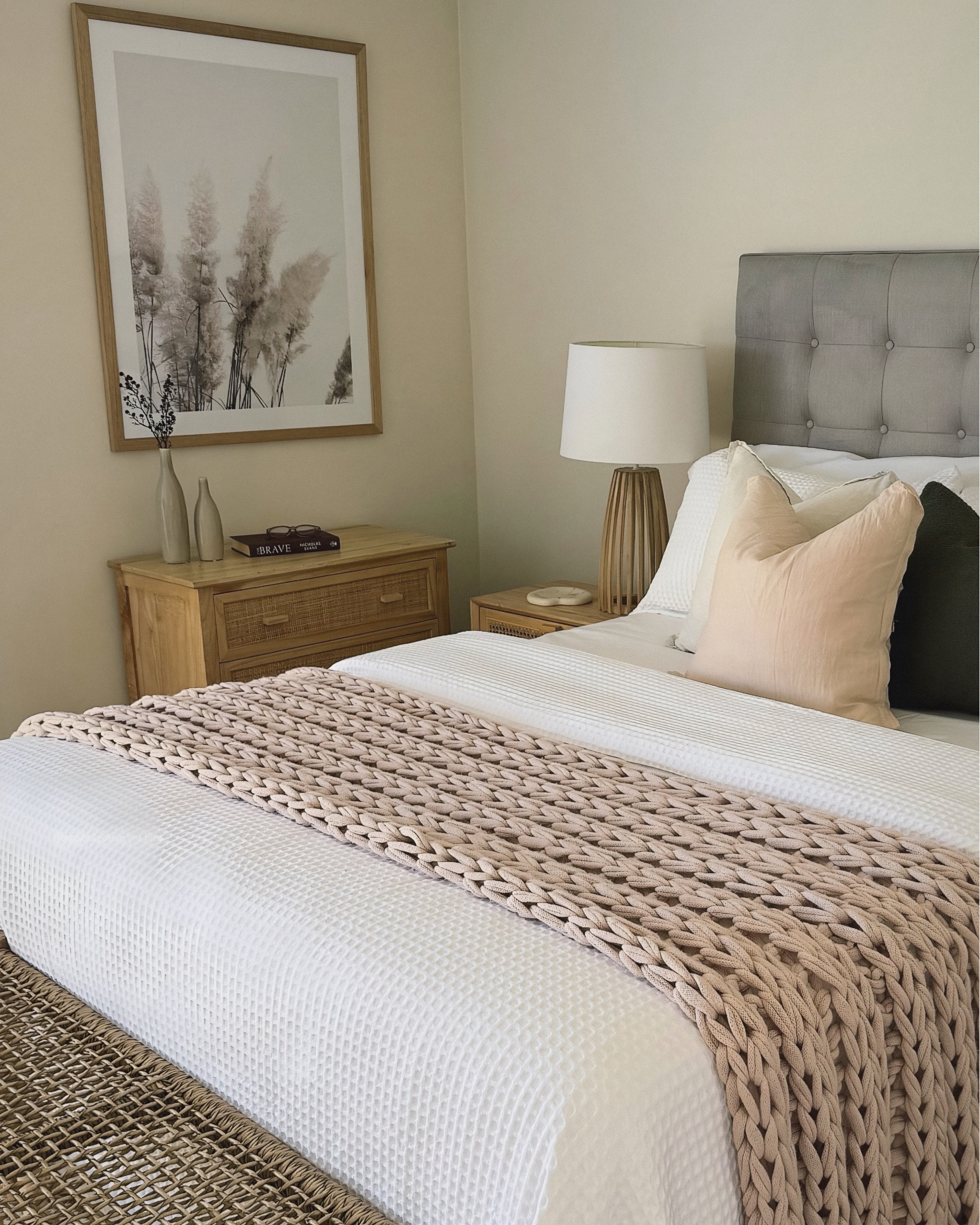 (HIRED) Framed - Pampas Grass