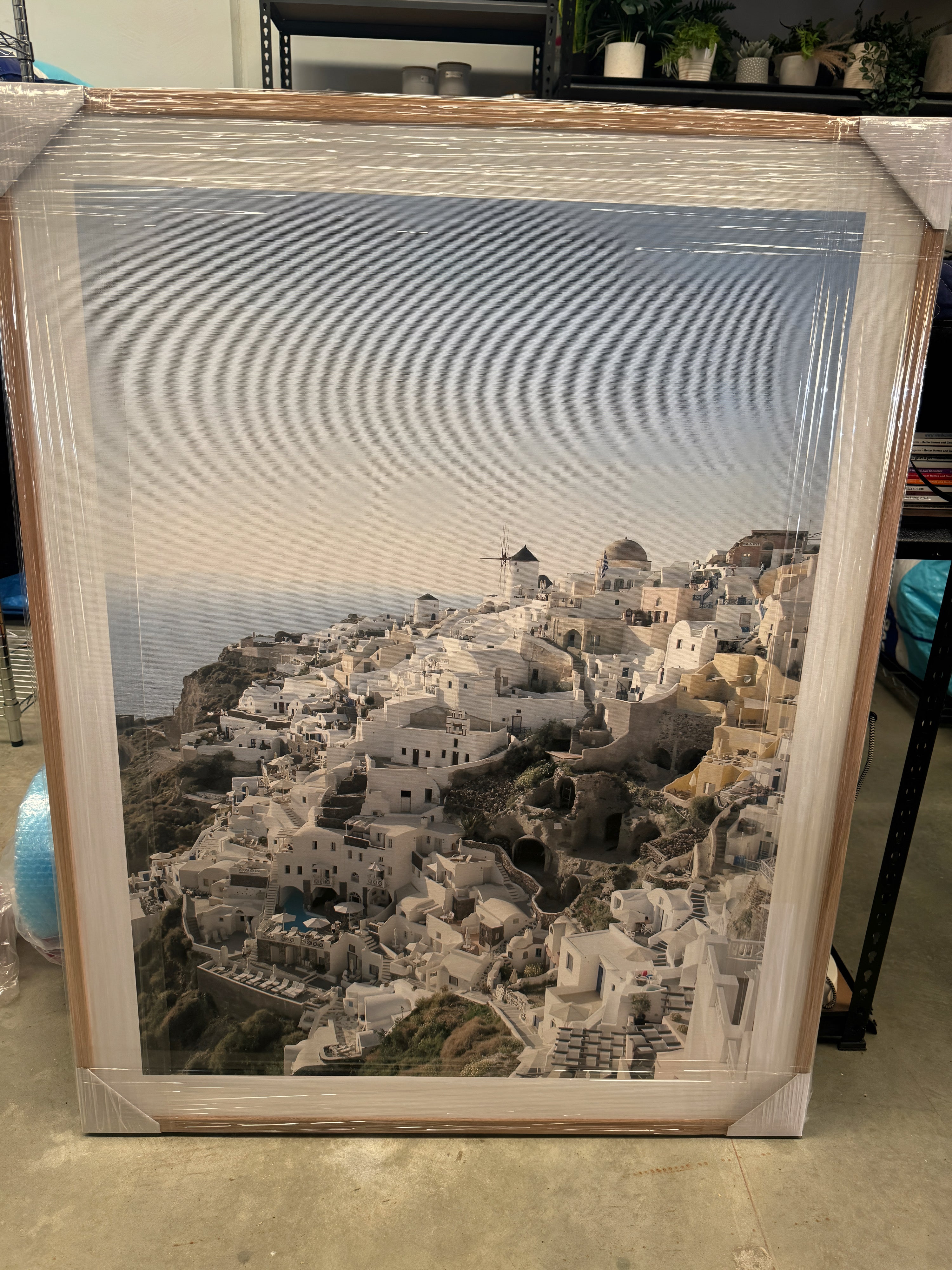 (HIRED) Framed - Santorini Summer