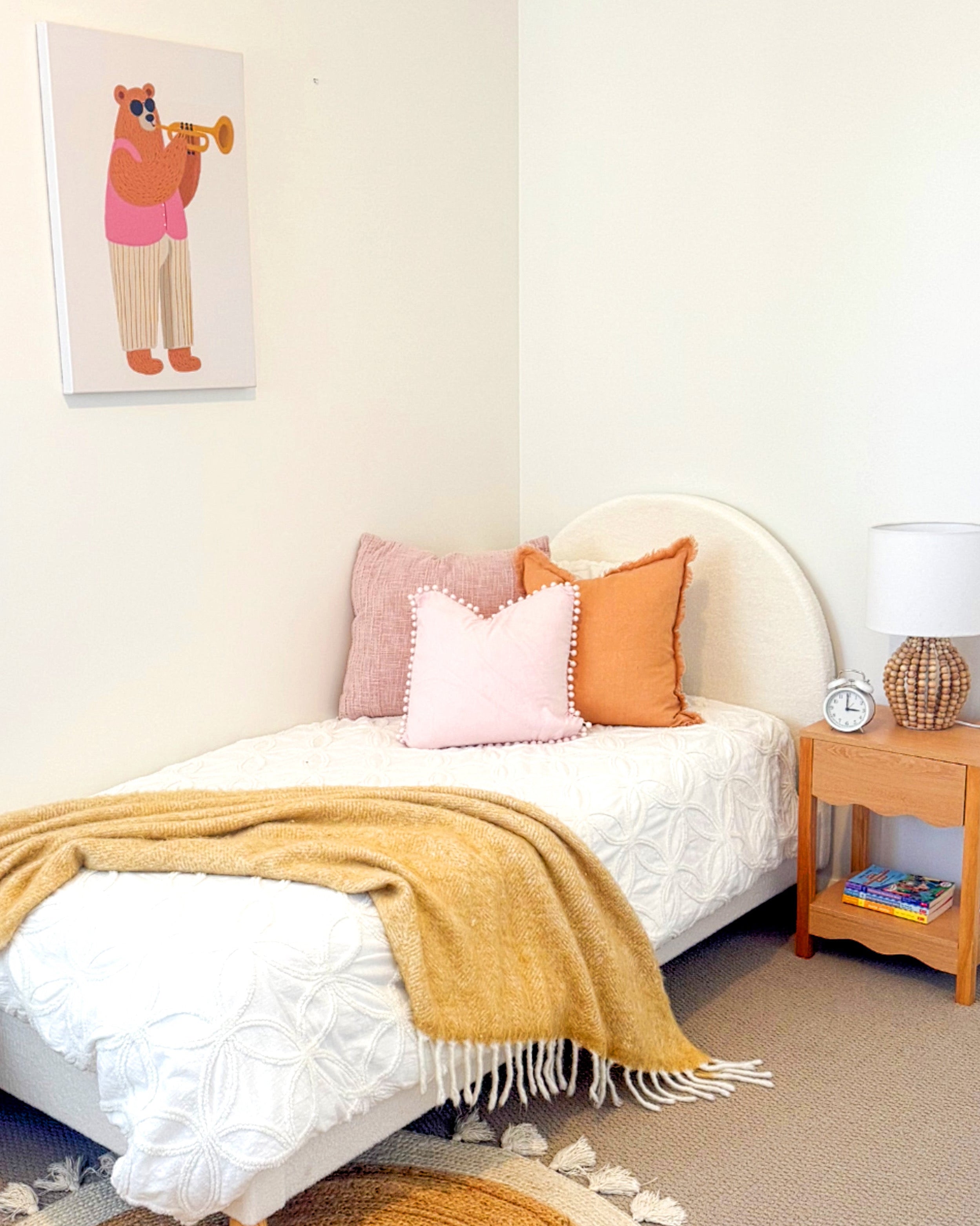 (HIRED) Kids Print - Trumpet Bear