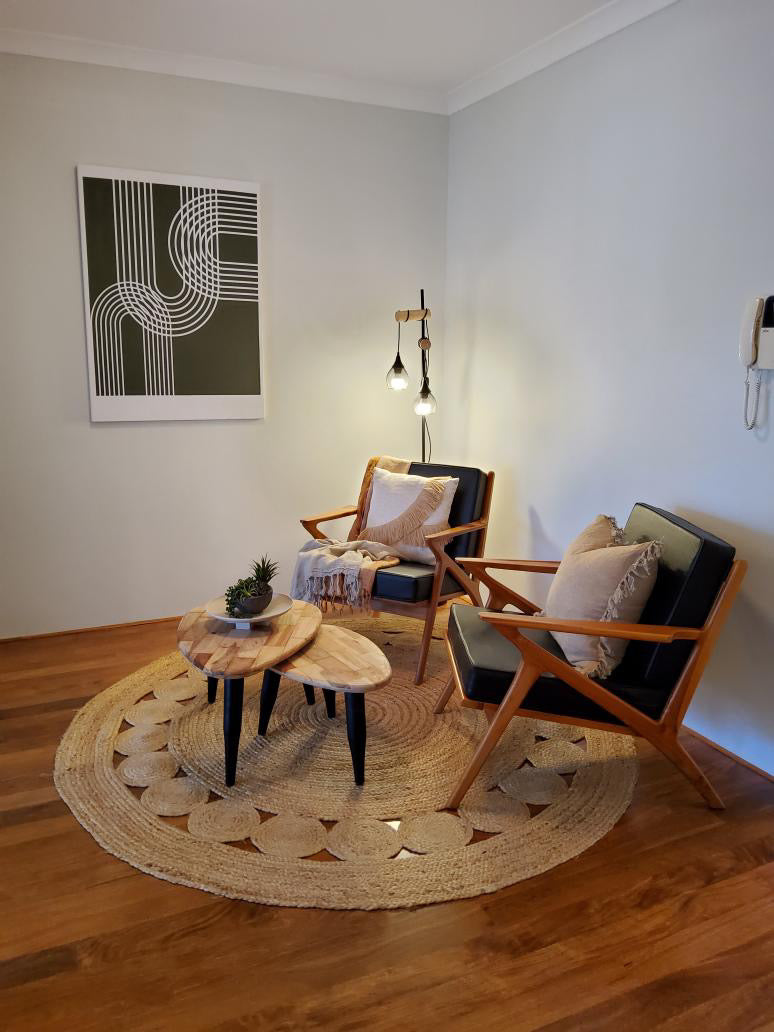 Modern Abstract Olive - Print B
