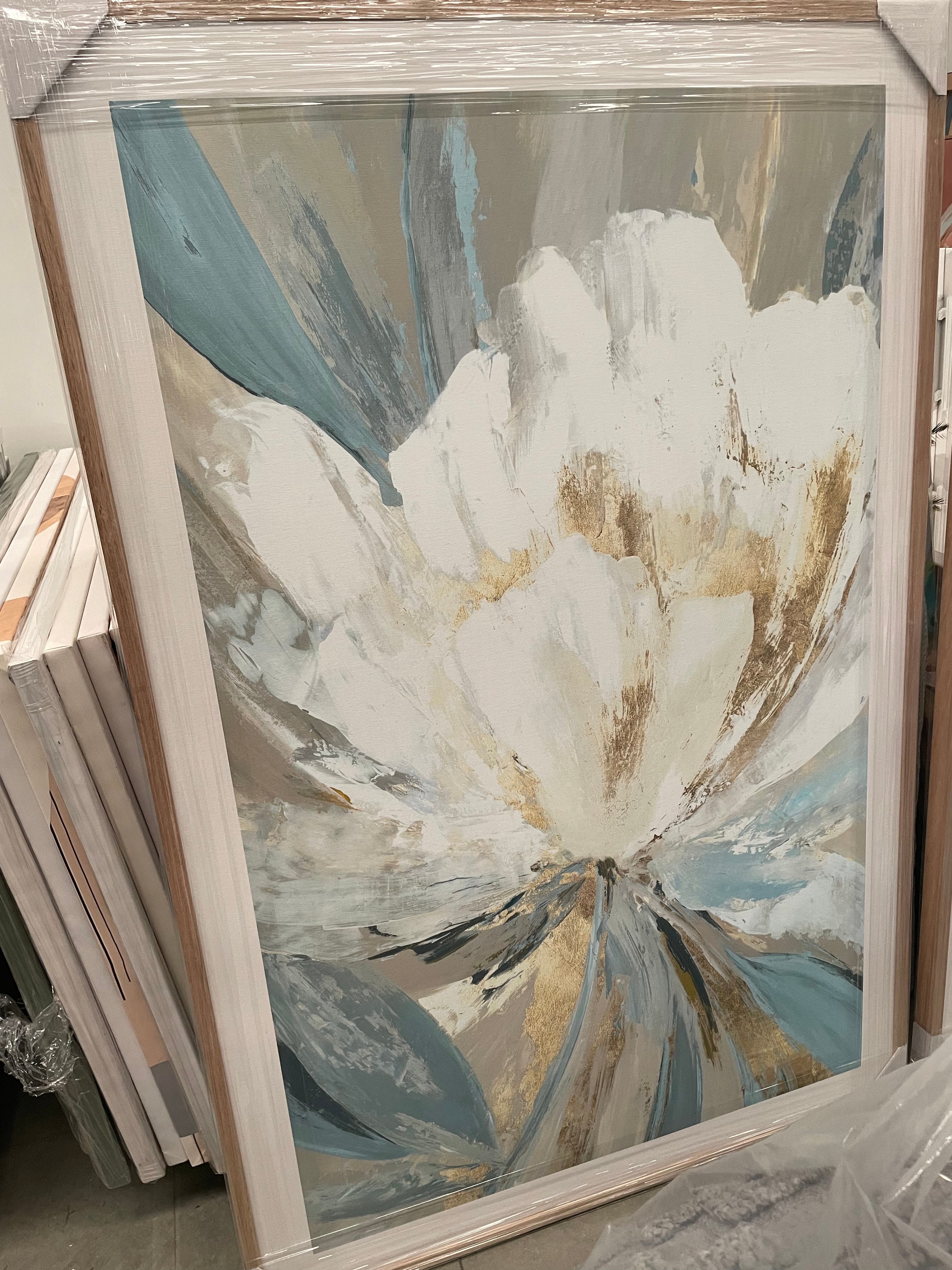 (HIRED) Framed - Floral Burst - Print A