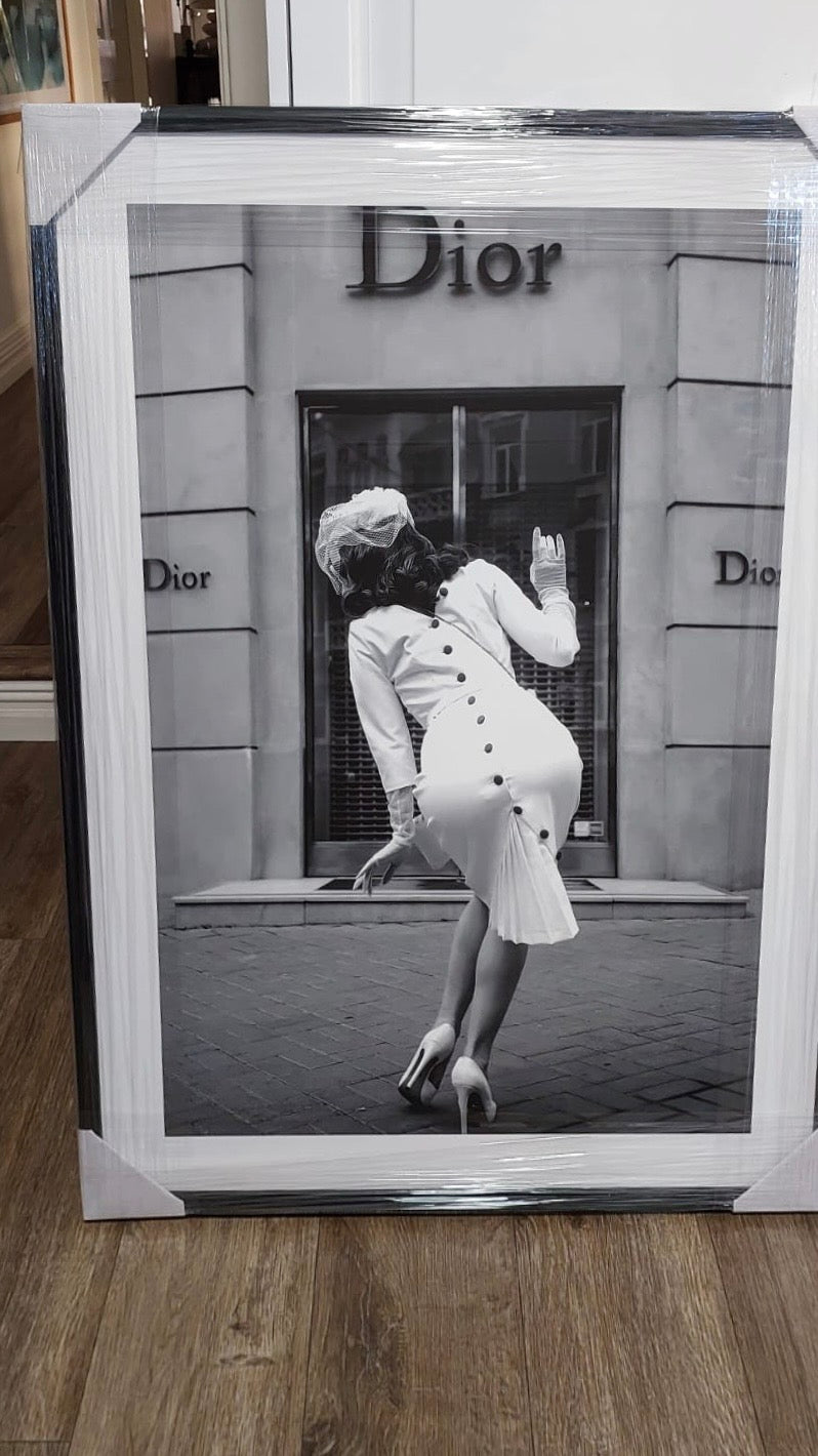 Framed - Woman in Dior