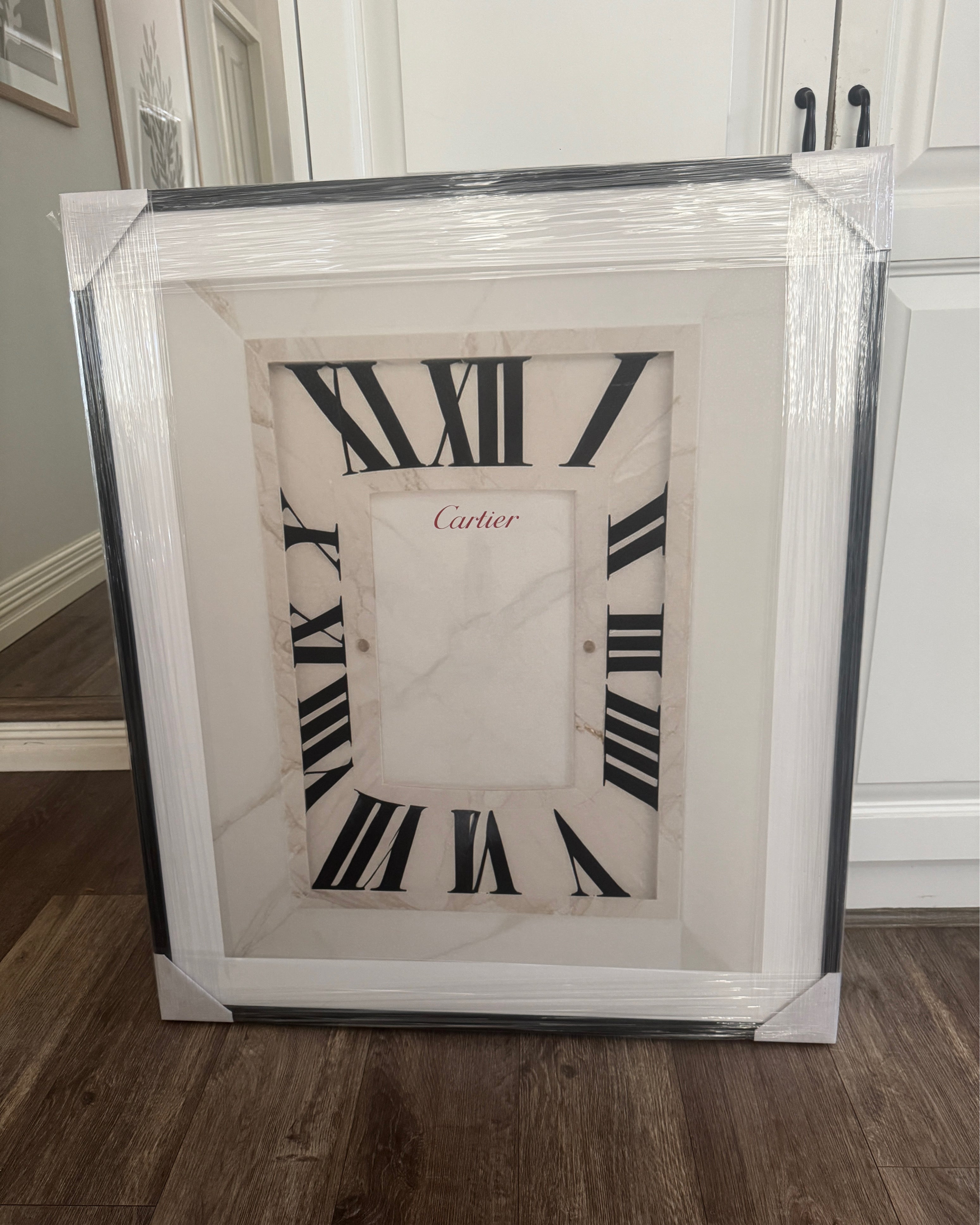 (HIRED) Framed - Cartier Clock Face
