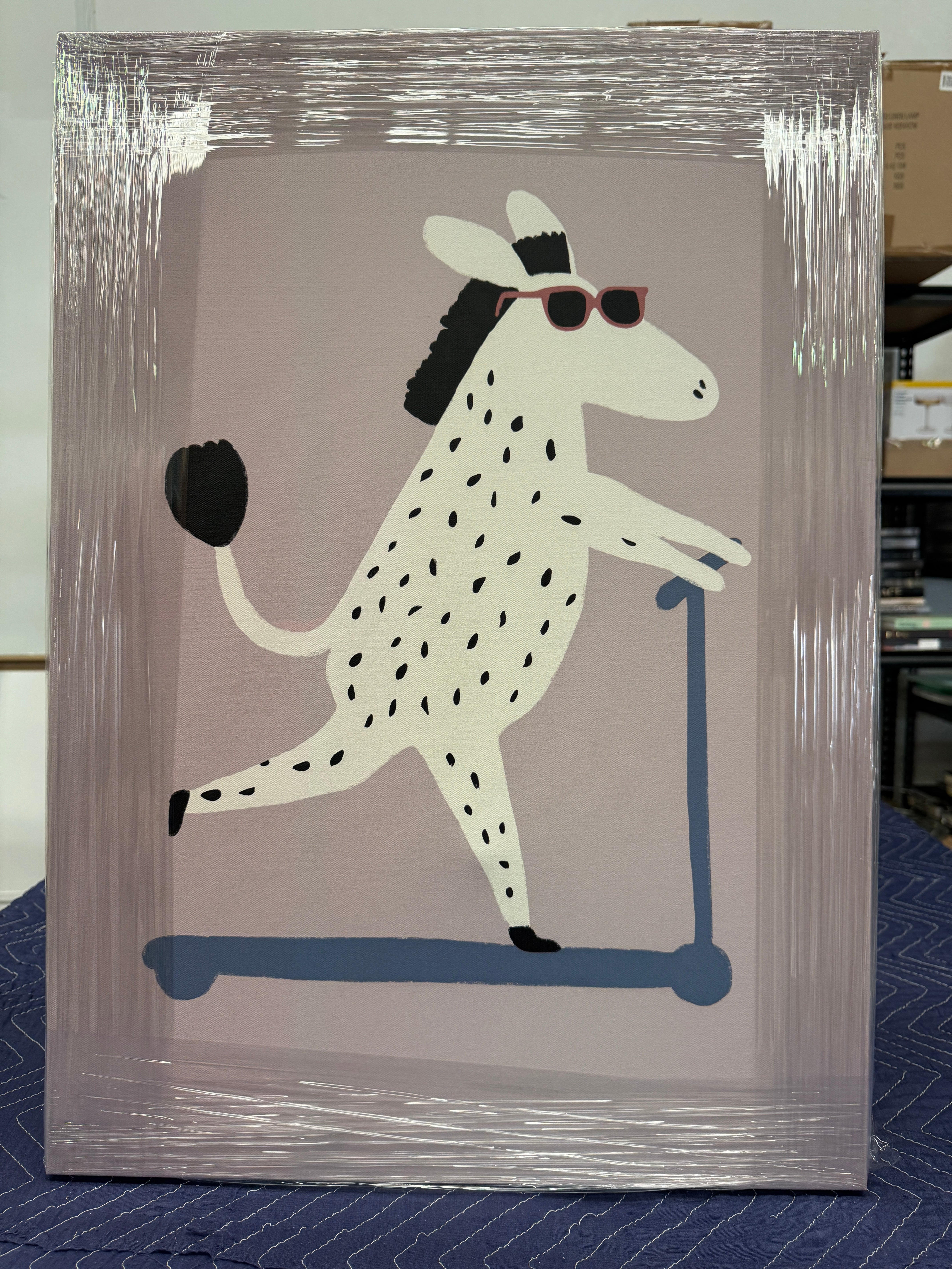 Kids Print - Horse on Scooter