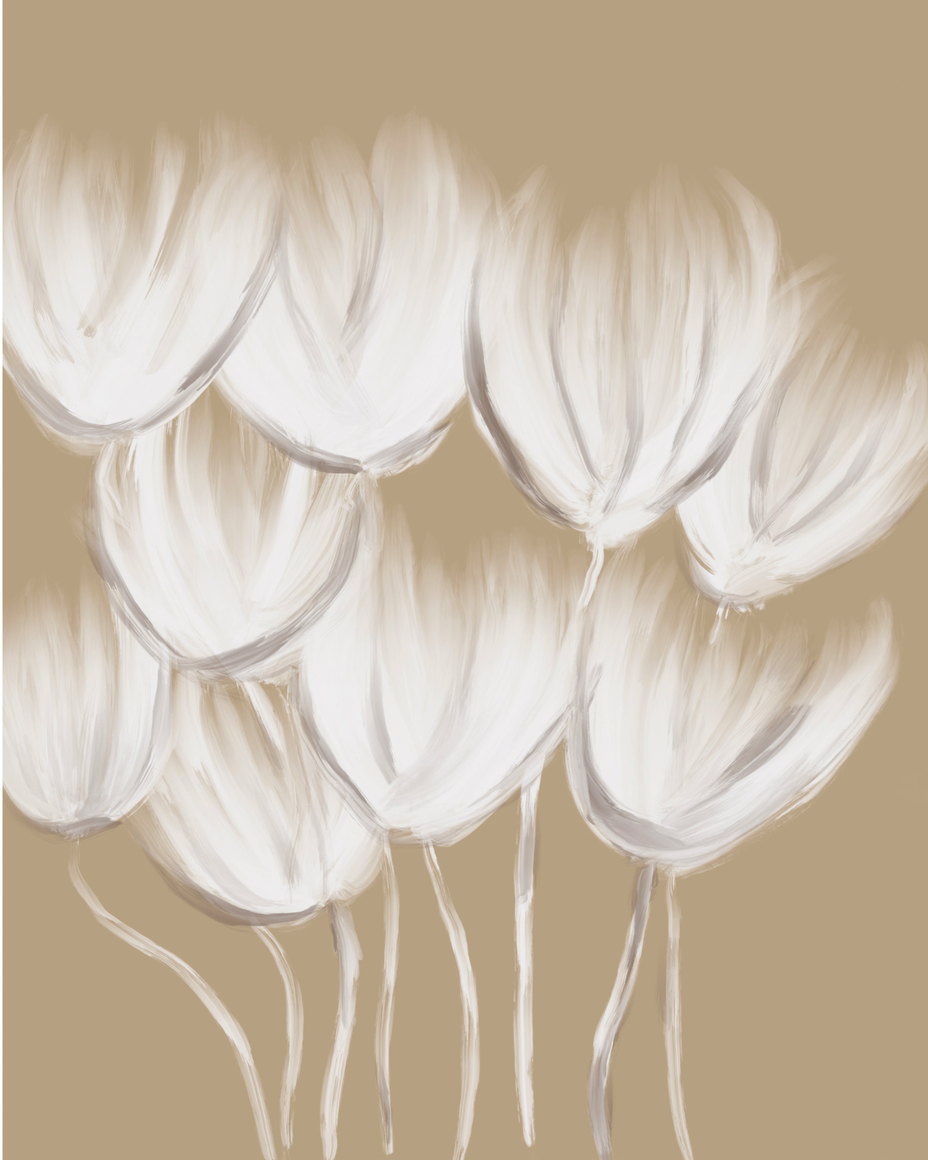 (HIRED) Framed - Dancing Blooms