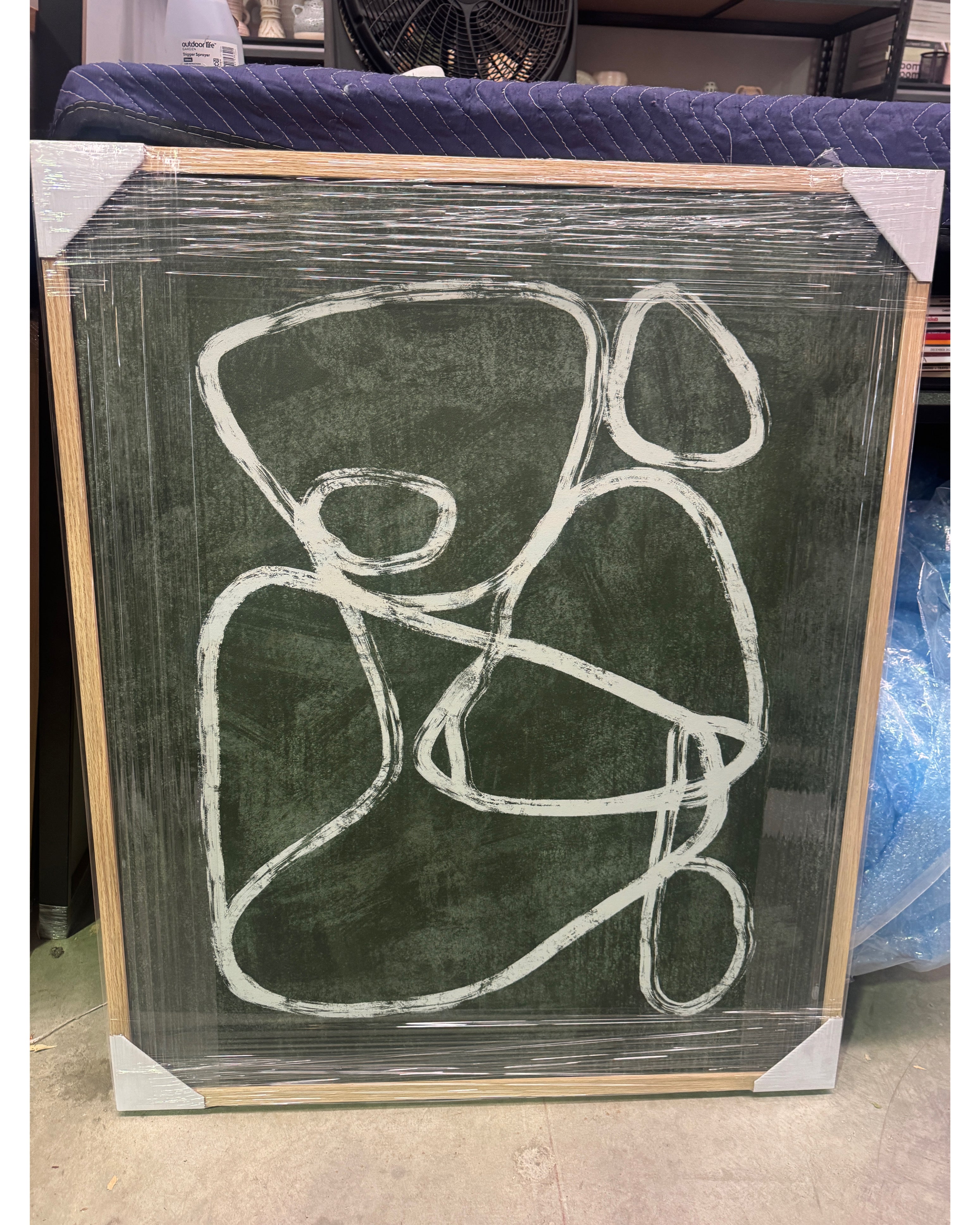(HIRED) Framed - Fluid Lines - Print C
