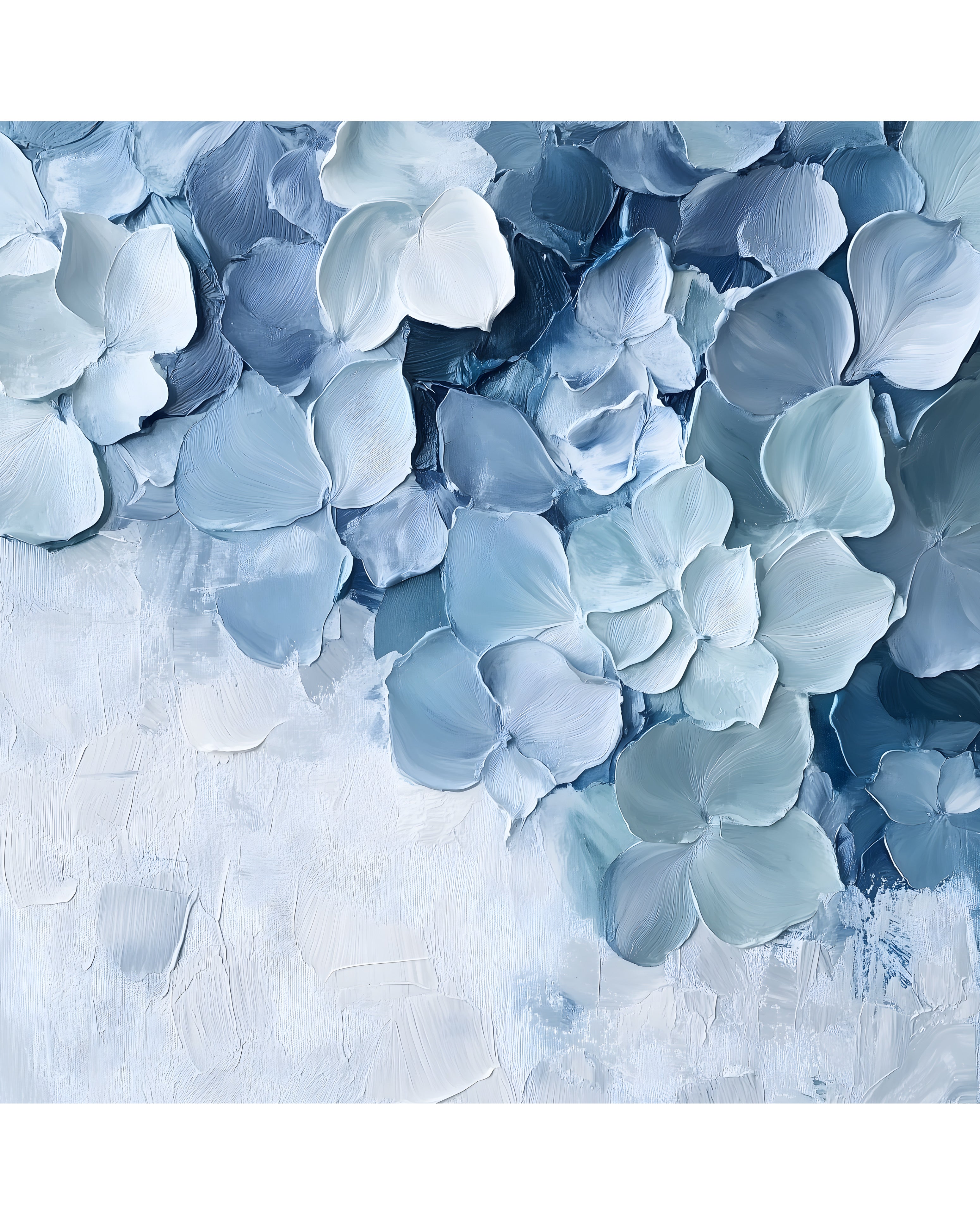(HIRED) Framed - Blue Hydrangeas