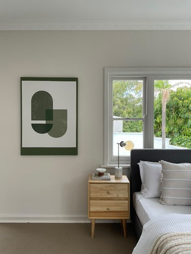 Modern Abstract Olive - Print C