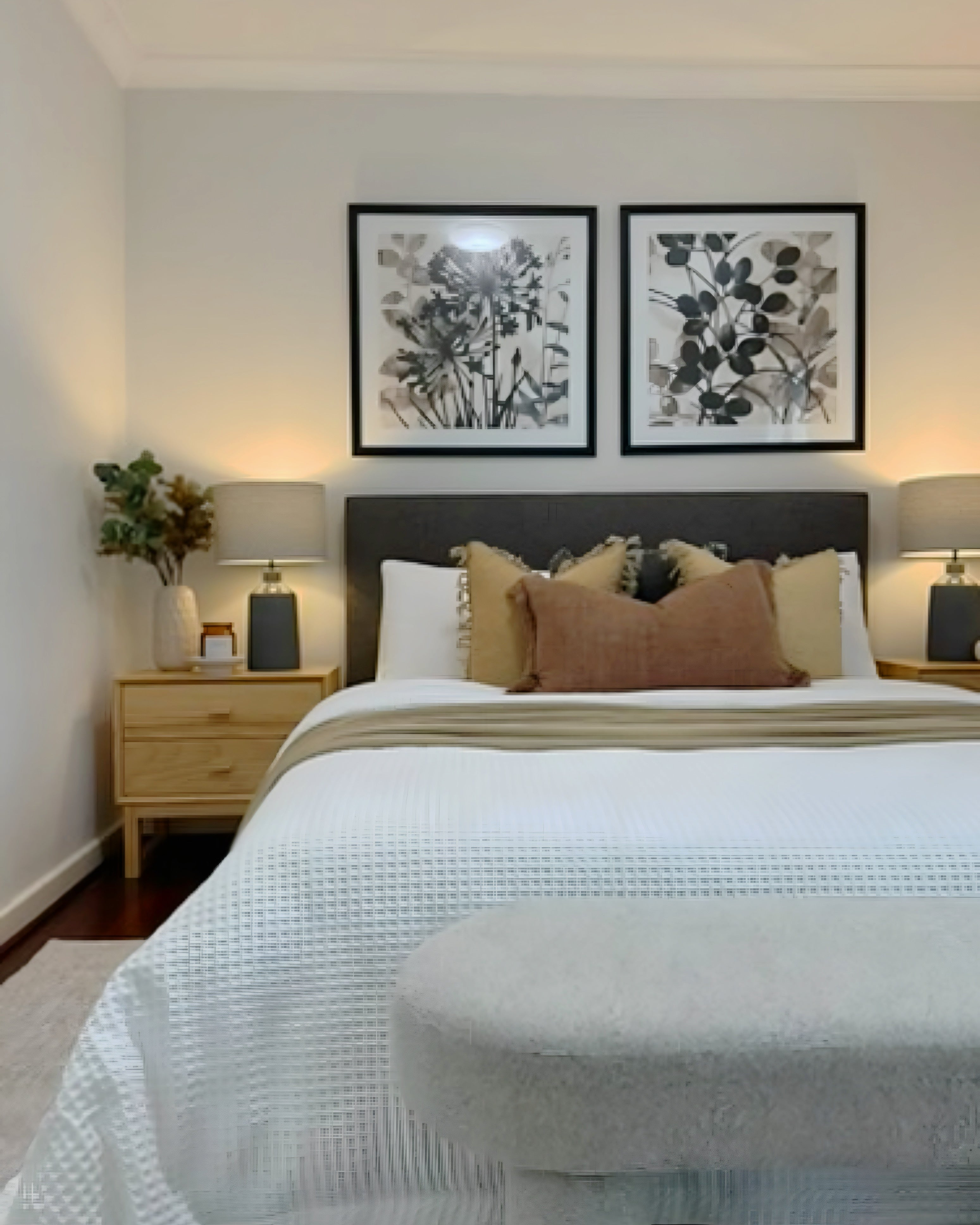 (HIRED) Framed Natural Botanical - Print B