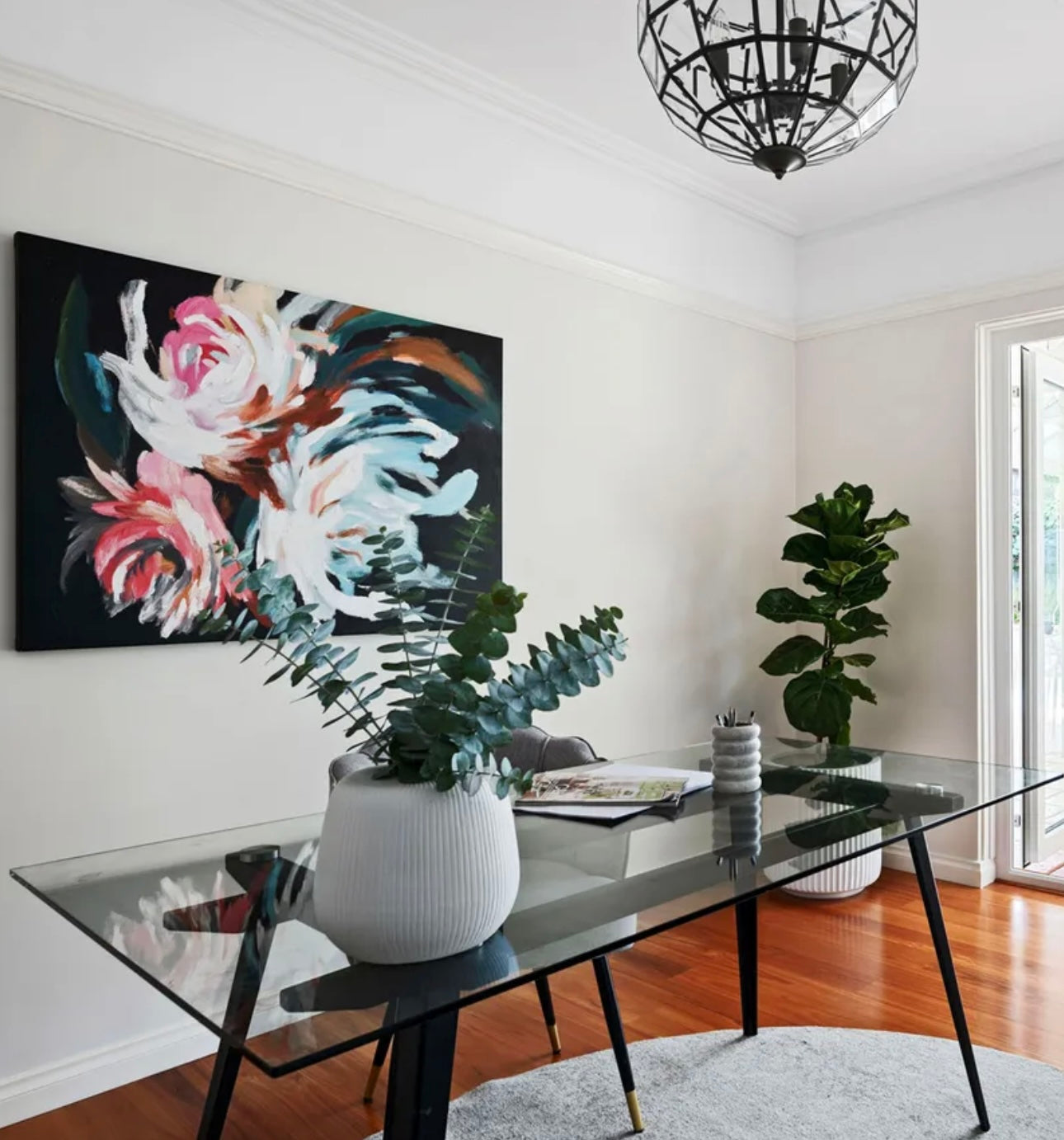(HIRED) Floral Moods Textured Painting