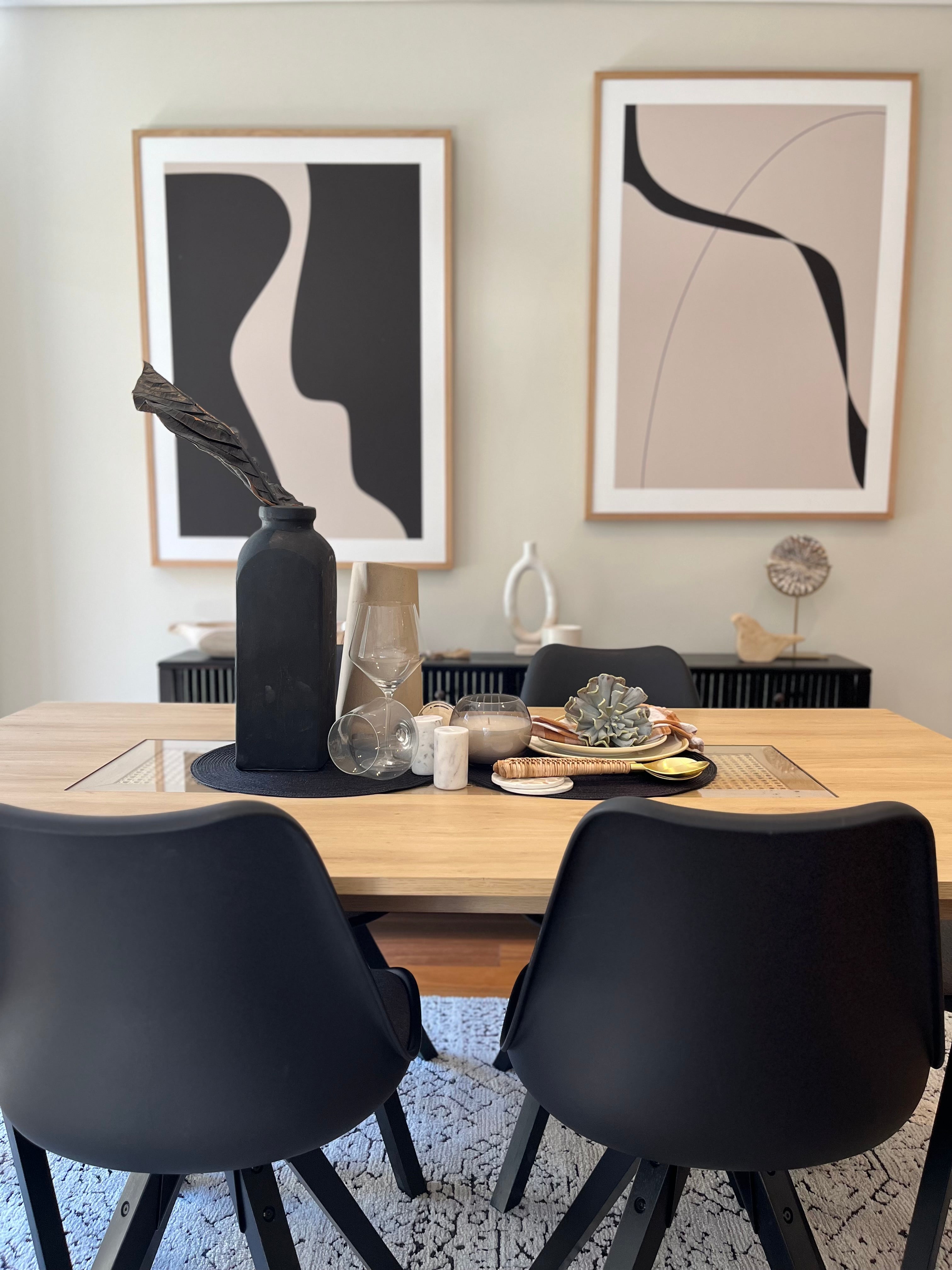 (HIRED) Framed - Abstract Waves - Print B