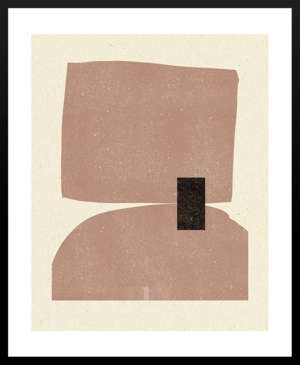 Black Frame with White Border