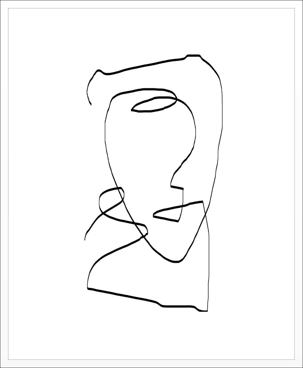 White Frame with White Border