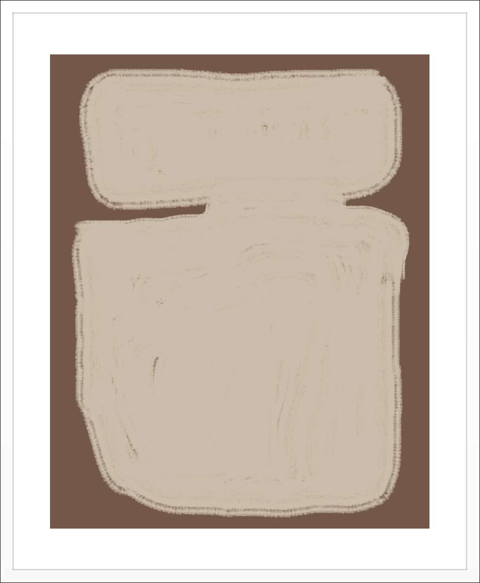 White Frame with White Border