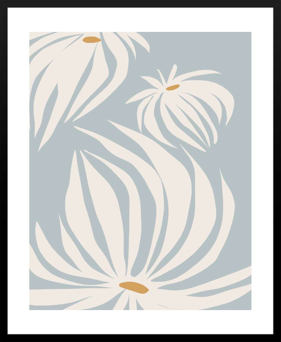 Black Frame with White Border