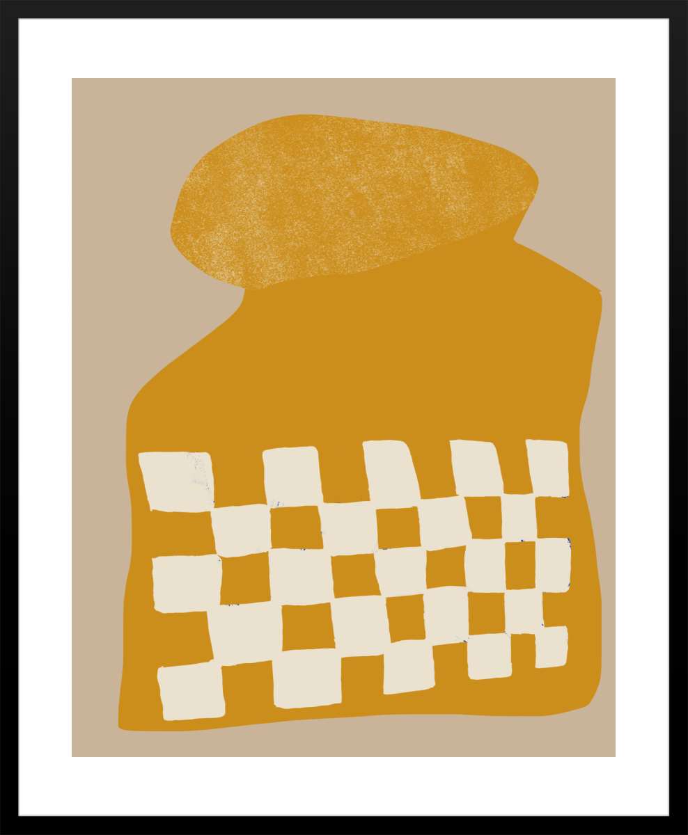 Black Frame with White Border