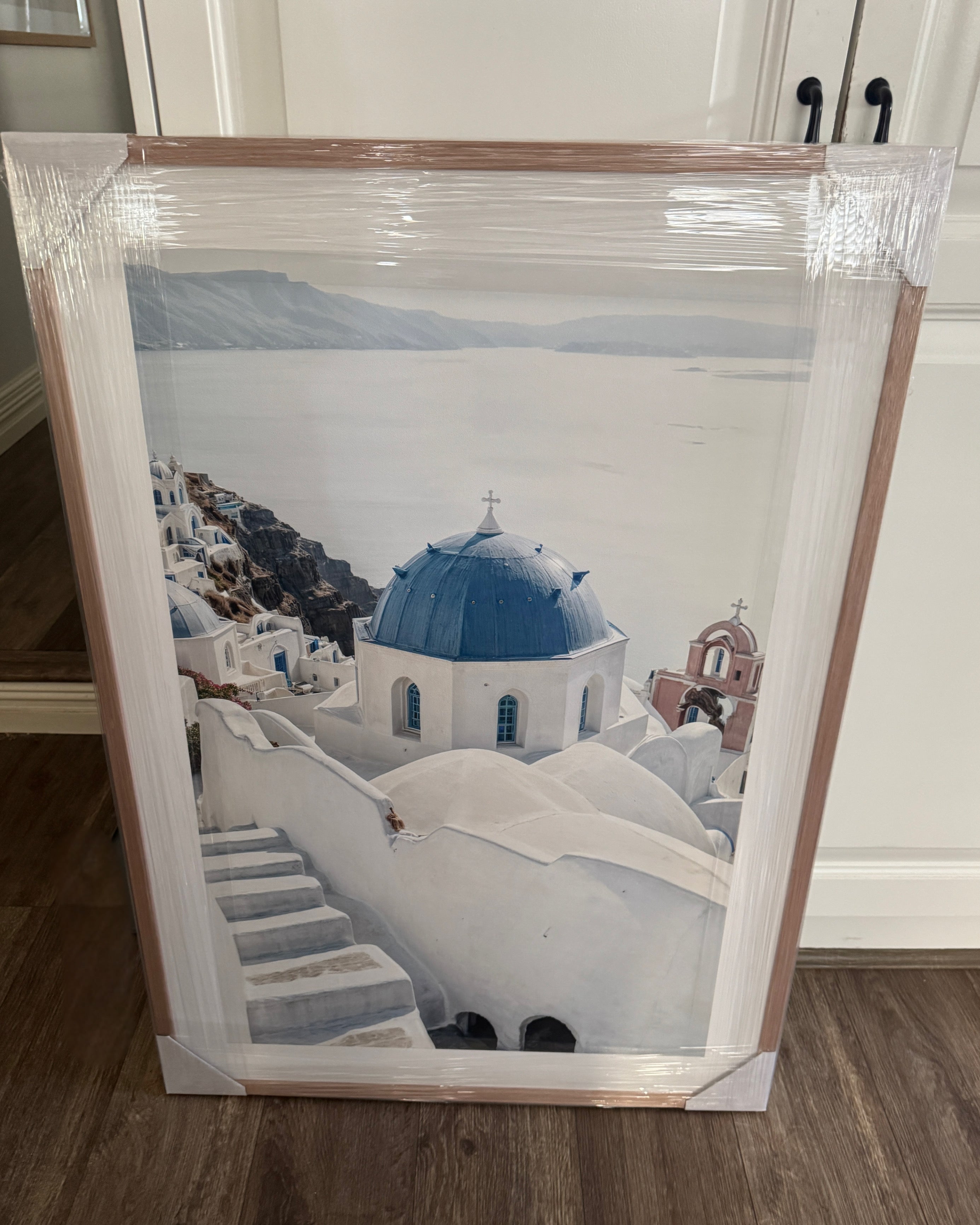 Framed - Santorini Steps - Print B