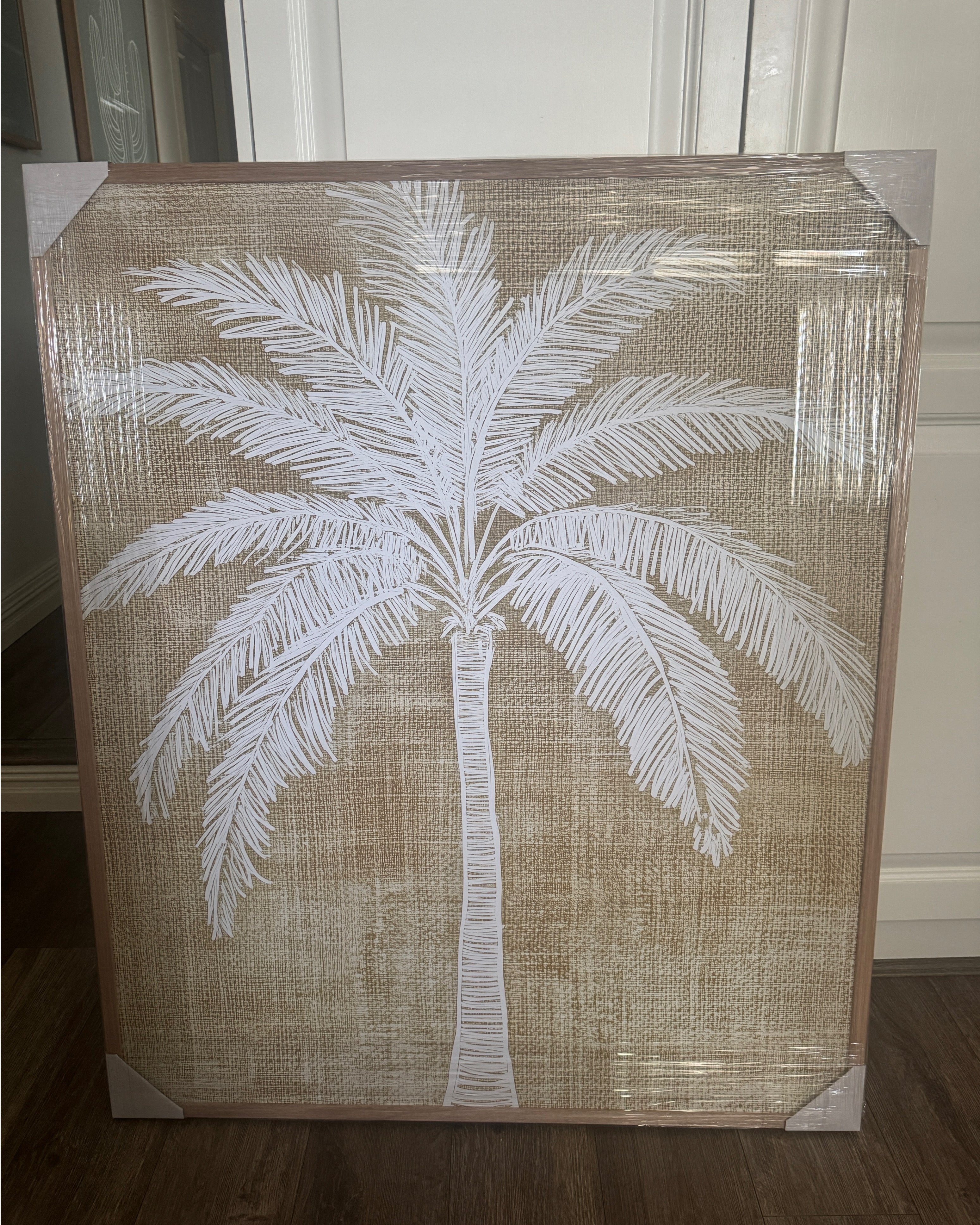 (HIRED) Framed - White Palm