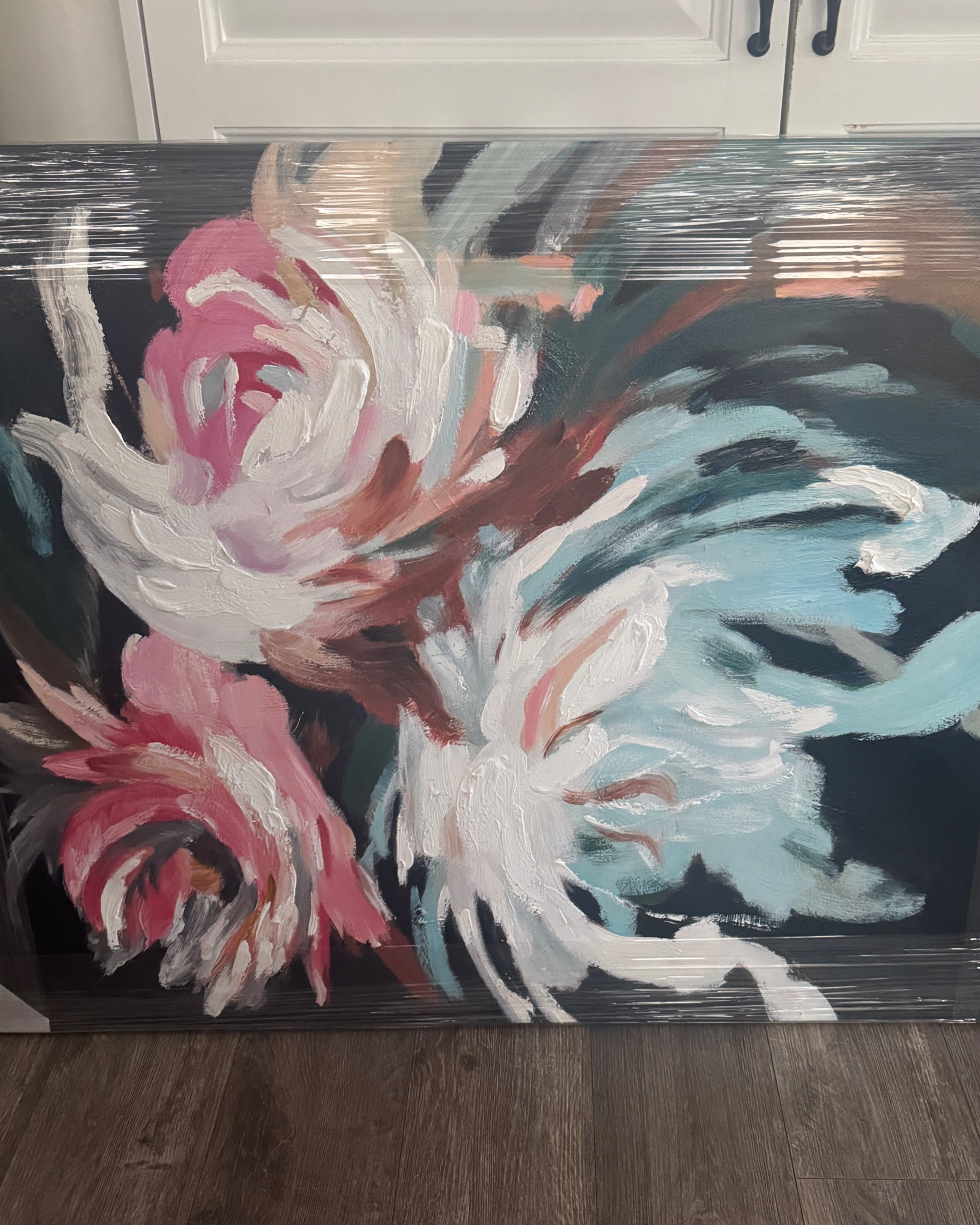 (HIRED) Floral Moods Textured Painting