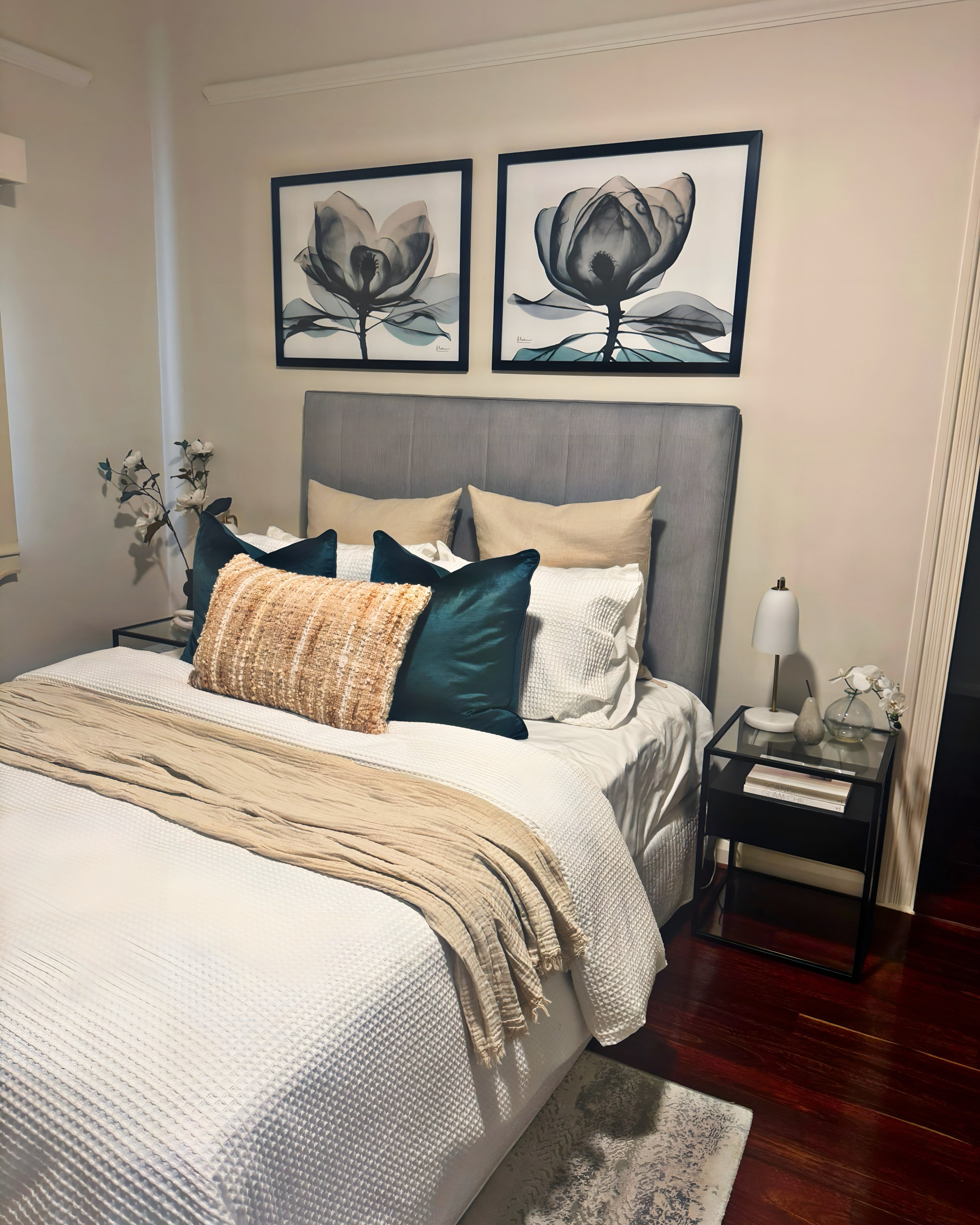 (HIRED) Framed Emerald Magnolia - Print B