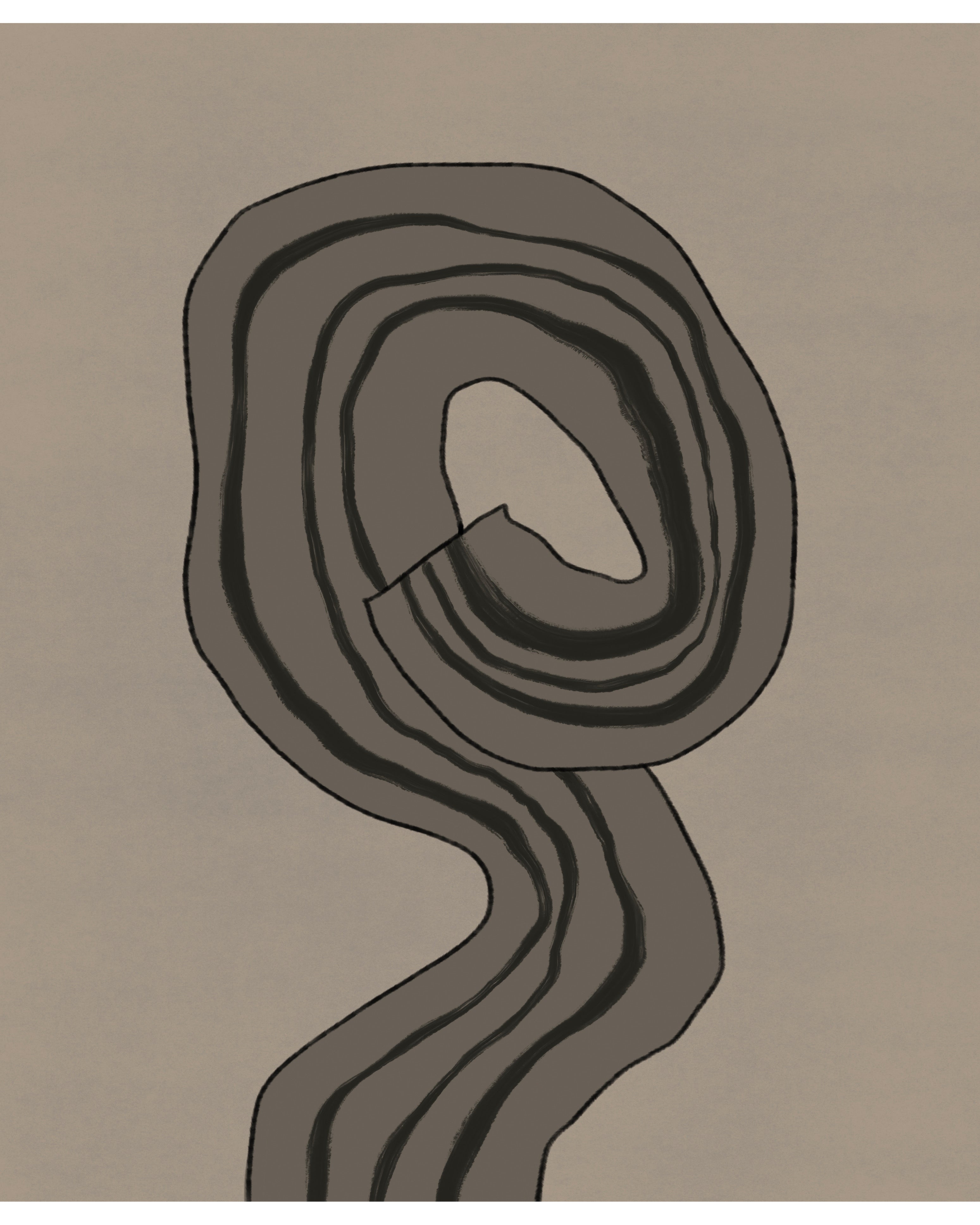 Quiet Motion - Print C (X-Large)