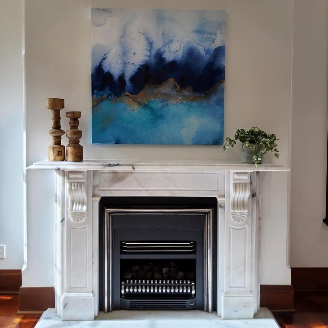 Abstract Watercolour - Shades of Blue