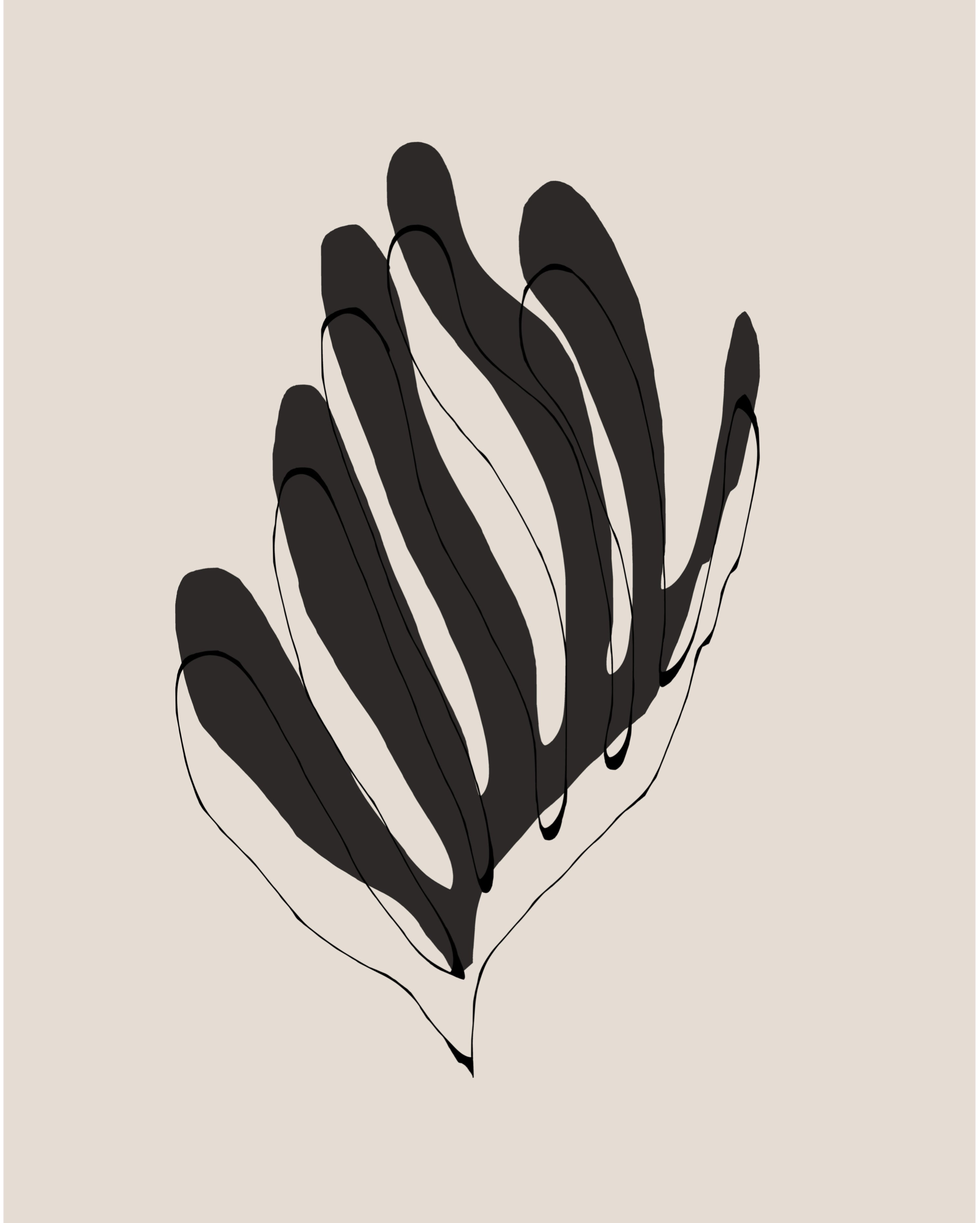 (HIRED) Framed - Ocean Flower