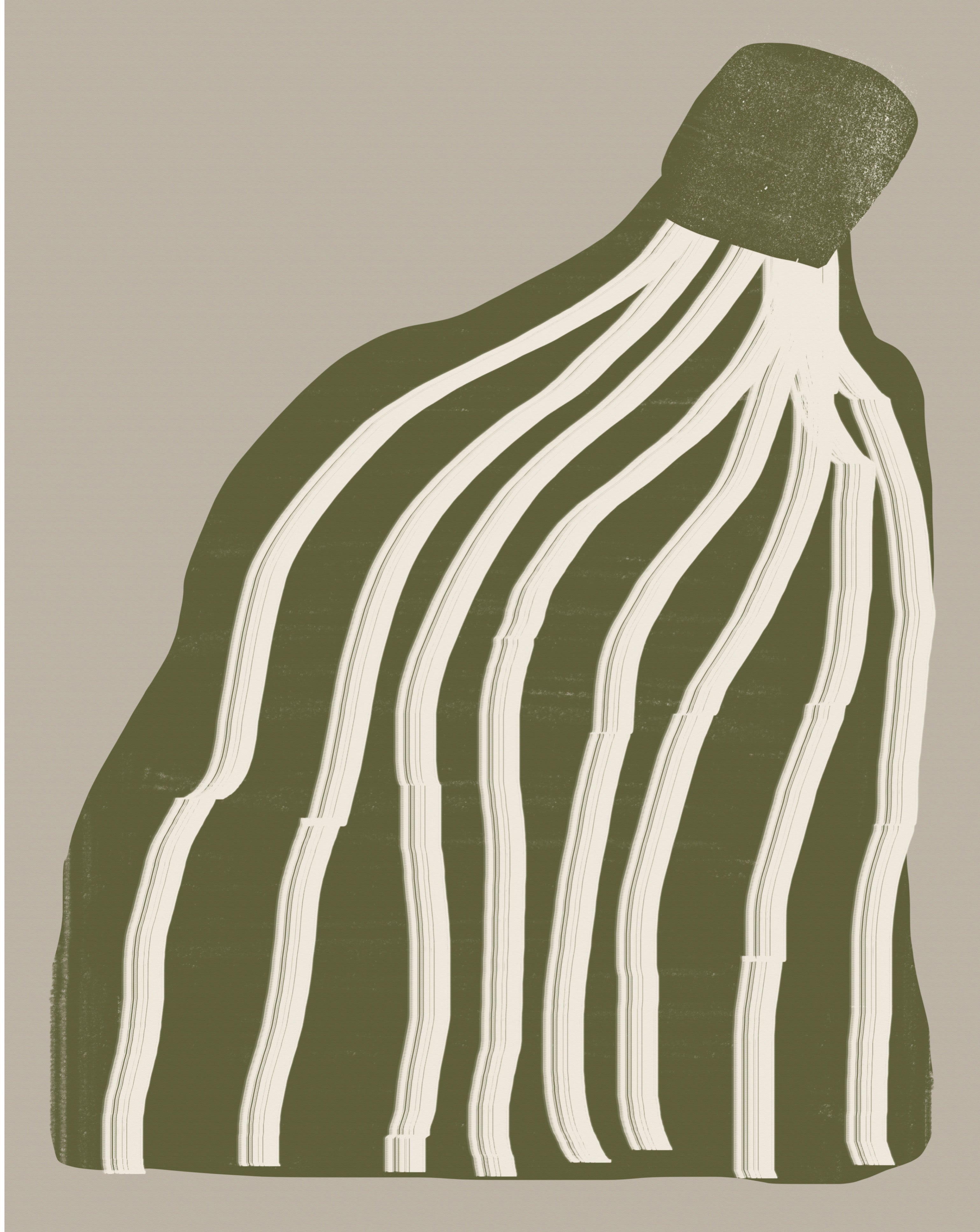 (HIRED) Framed - Contemporary Bloom