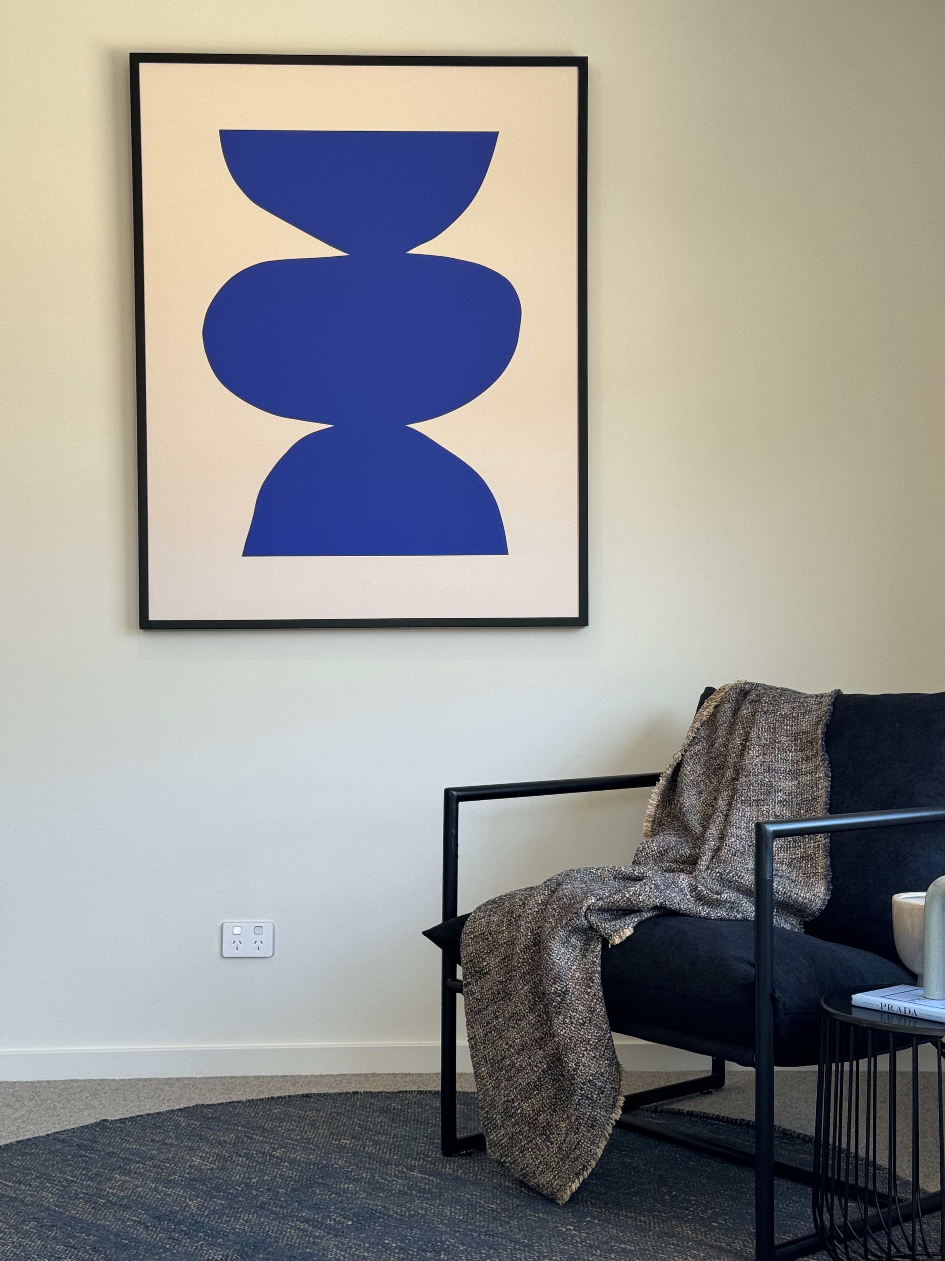 Framed - Modern Midnight Blue