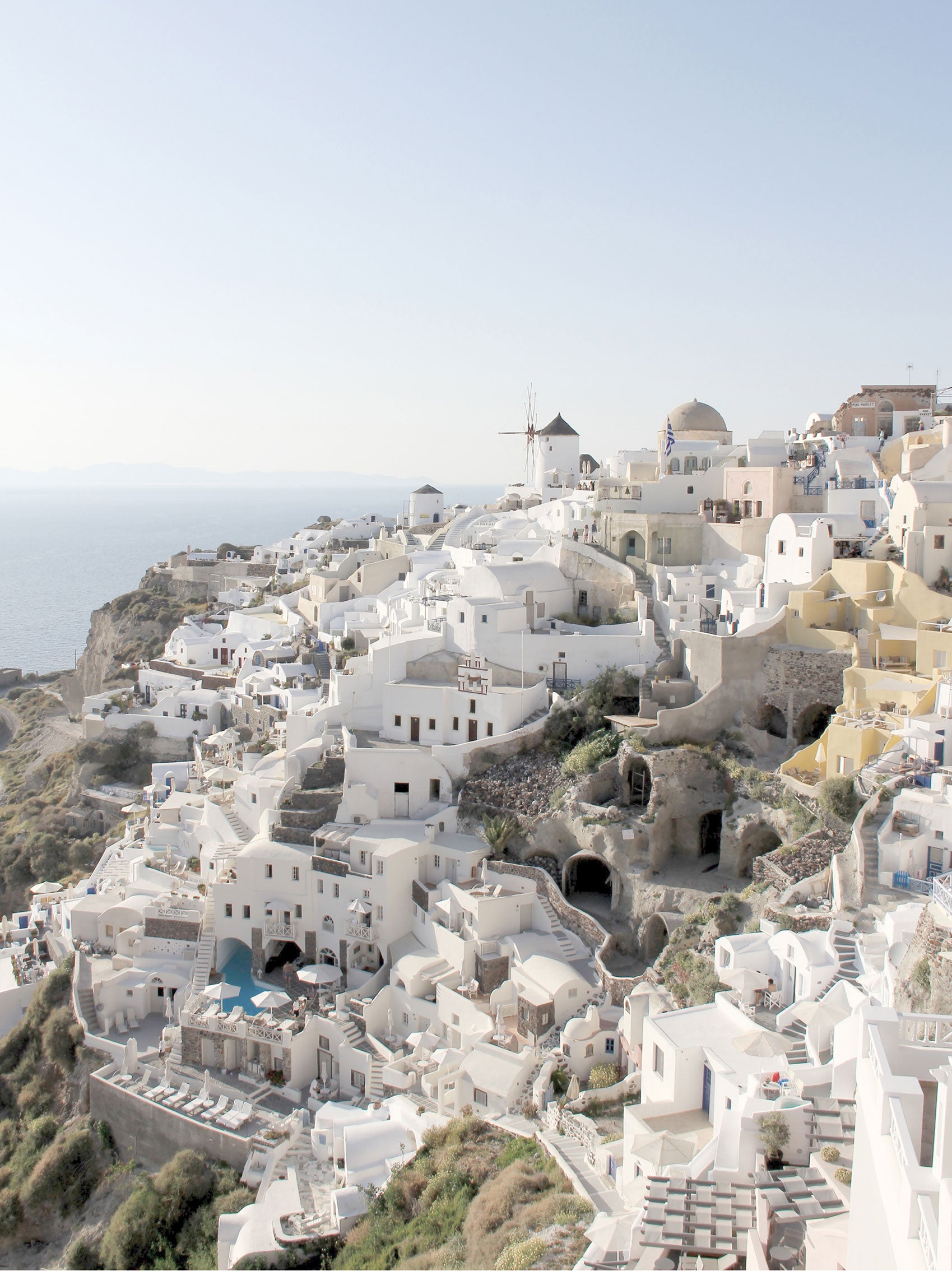 (HIRED) Framed - Santorini Summer