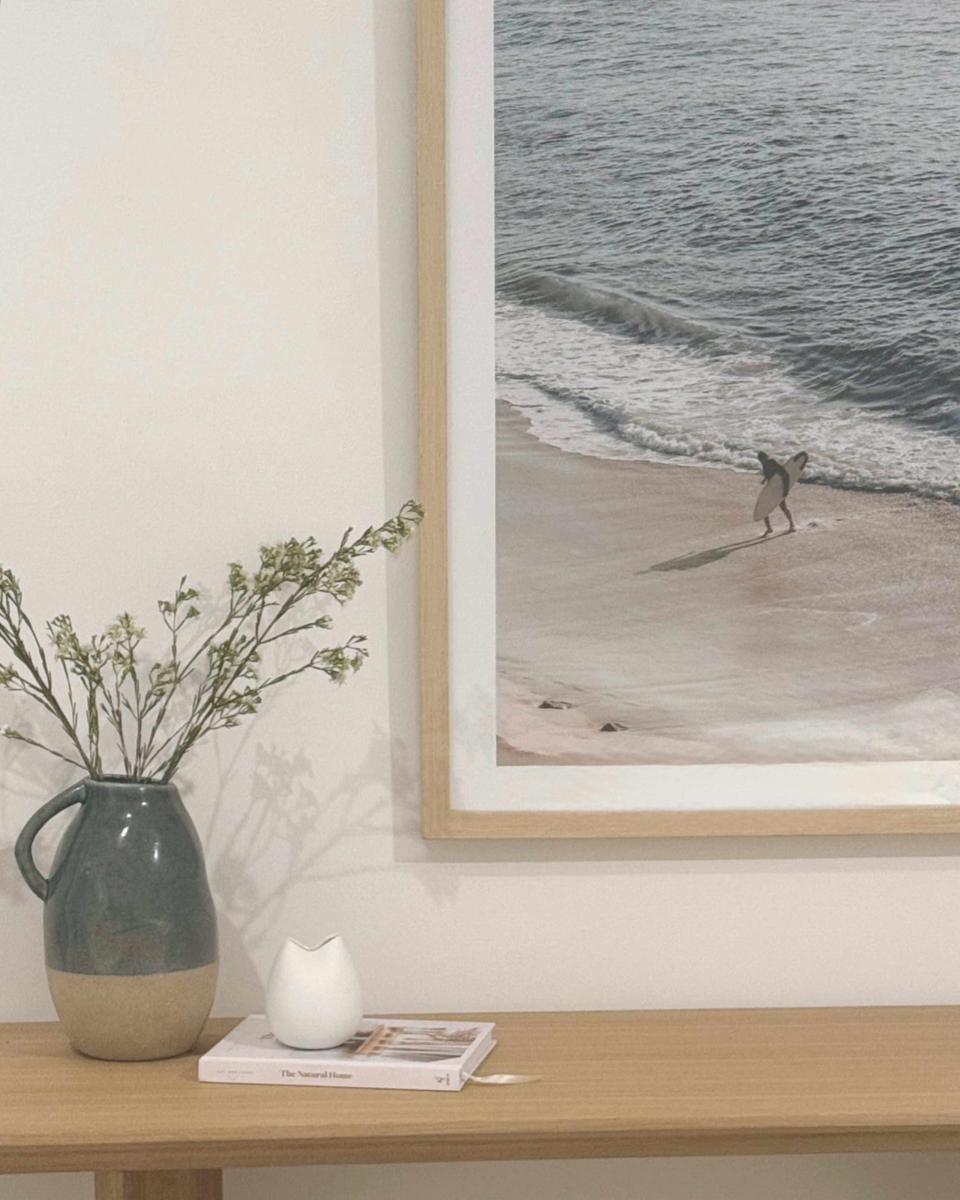 Framed Beach Surfer