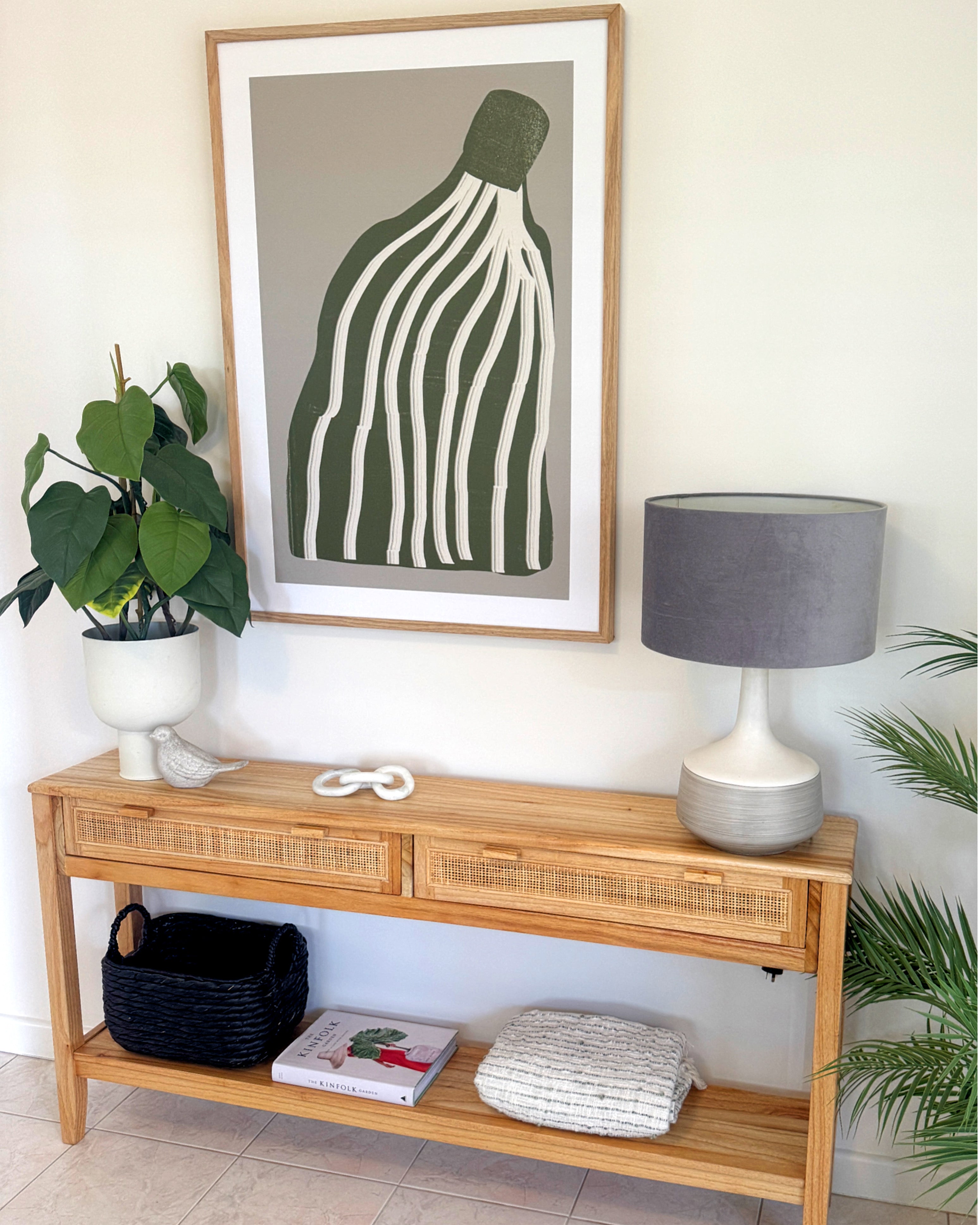 (HIRED) Framed - Contemporary Bloom