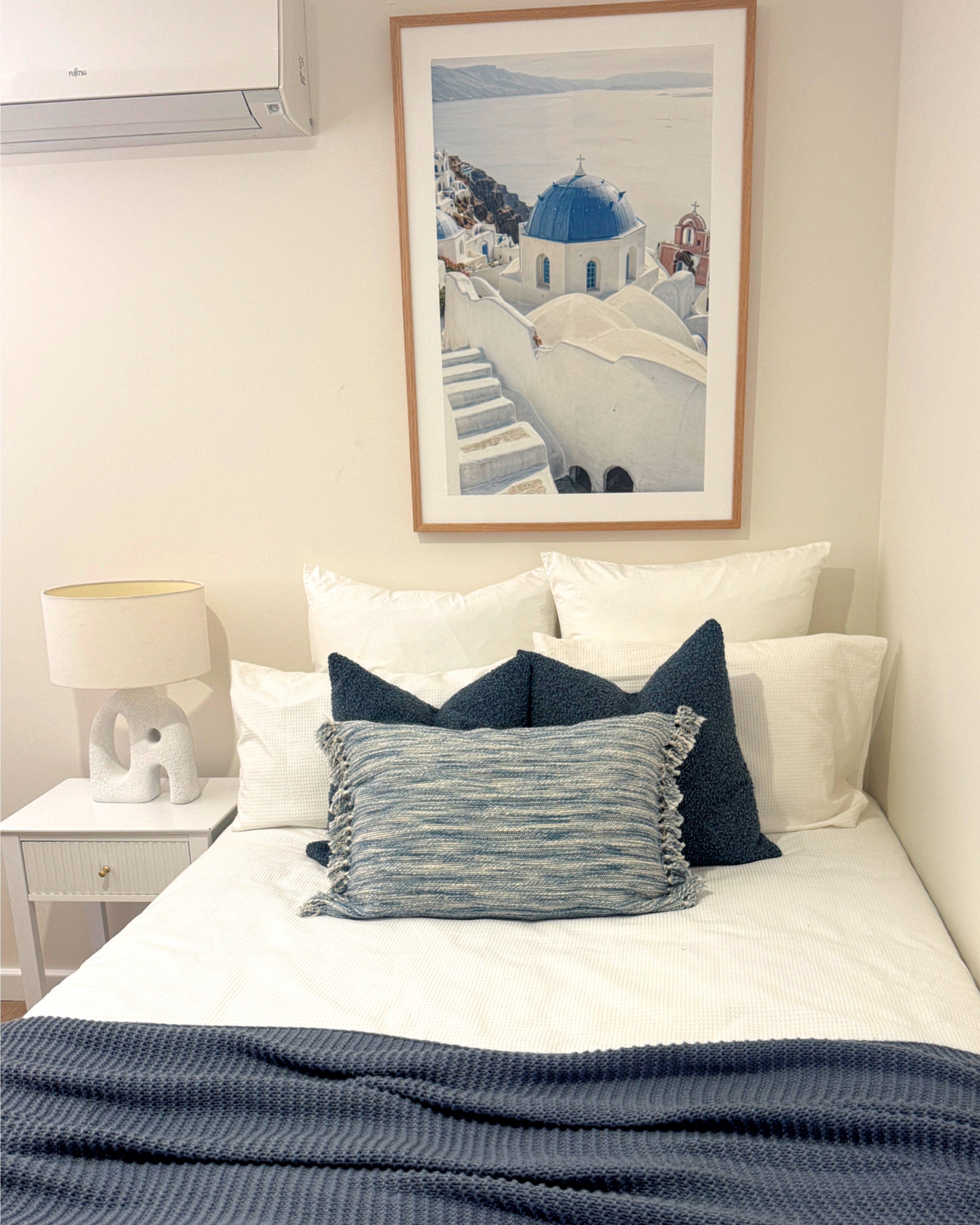 Framed - Santorini Steps - Print B