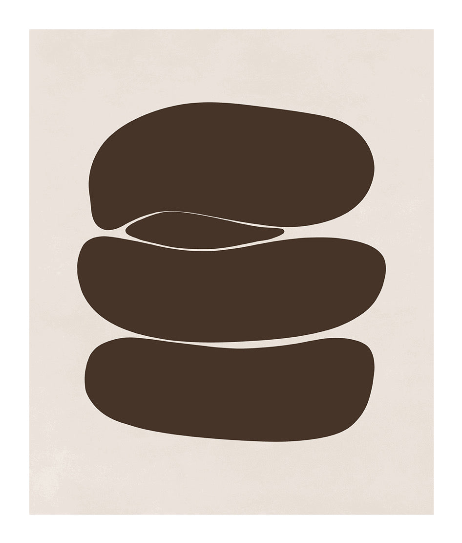 Framed - Drift & Form (Chocolate) - Print A