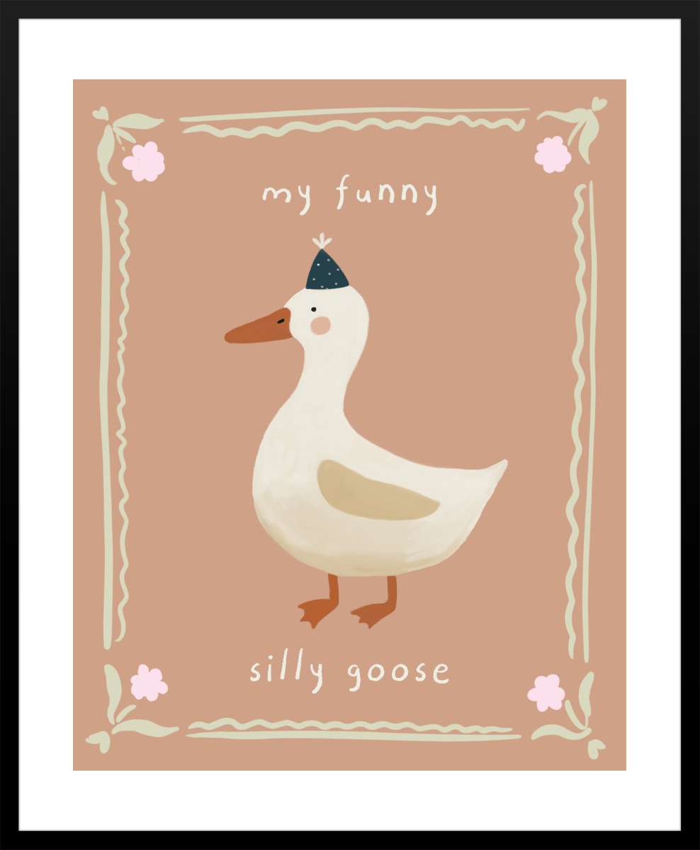 Black Frame with White Border