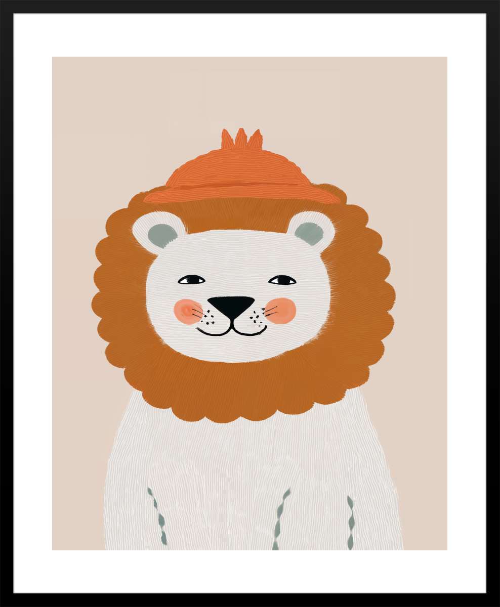 Black Frame with White Border