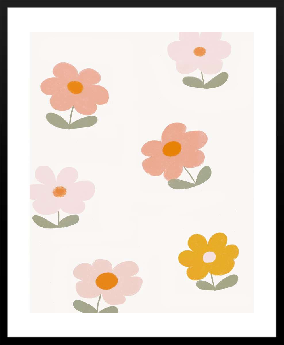 Black Frame with White Border