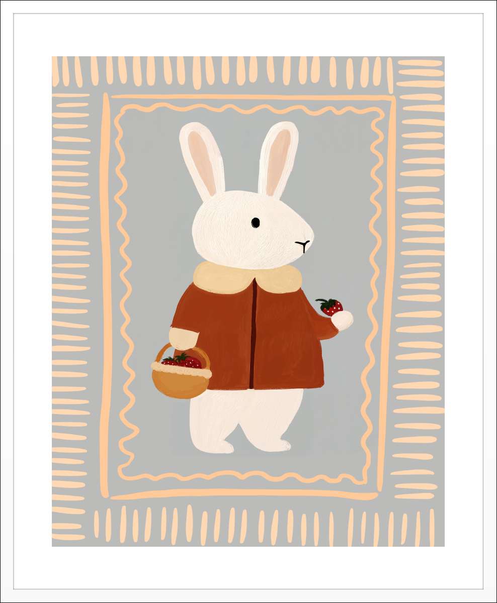 White Frame with White Border