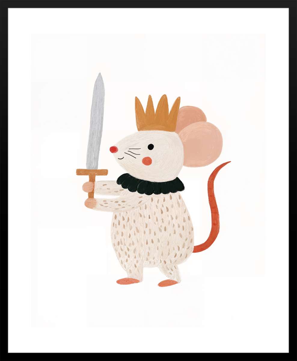 Black Frame with White Border