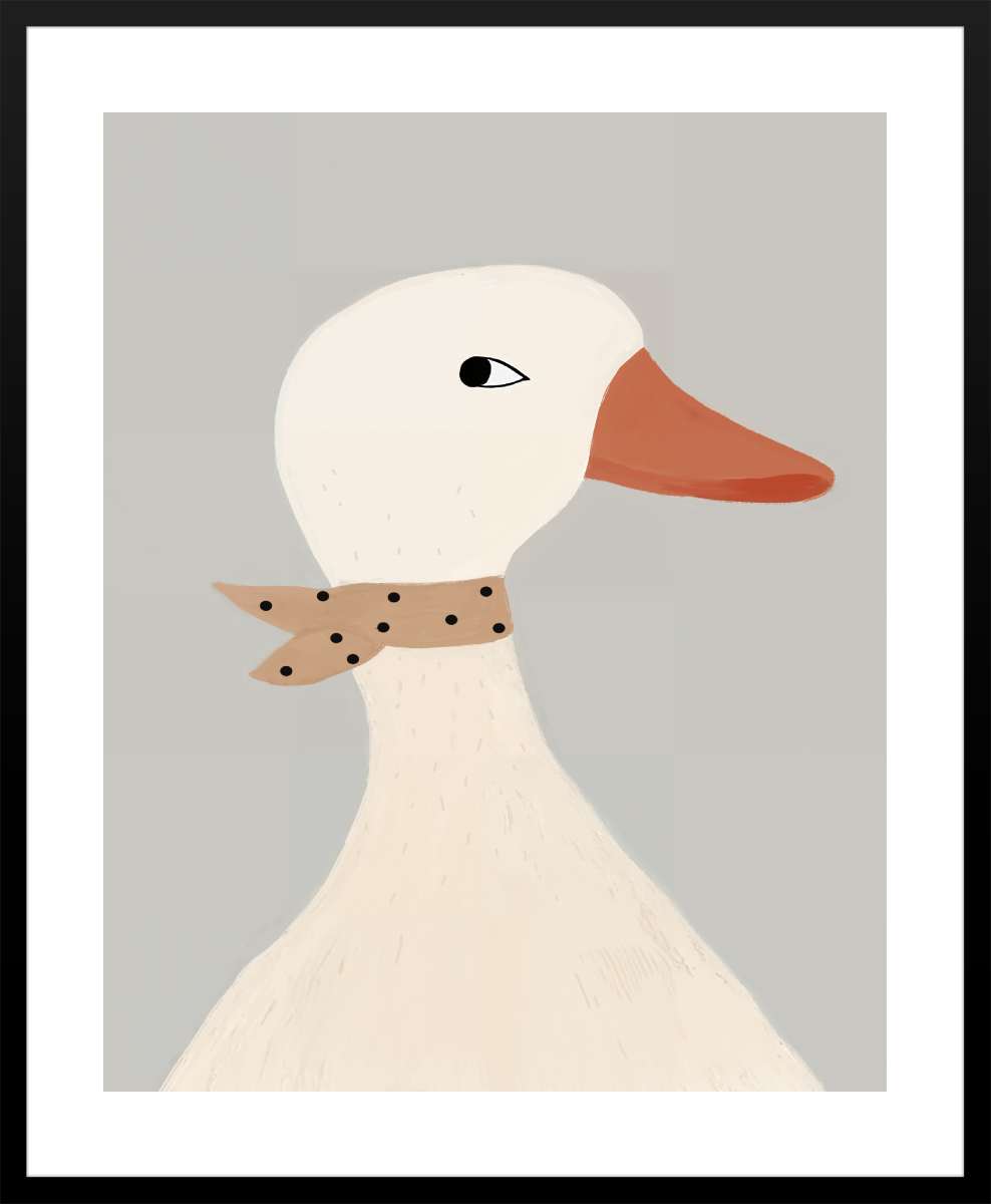 Black Frame with White Border