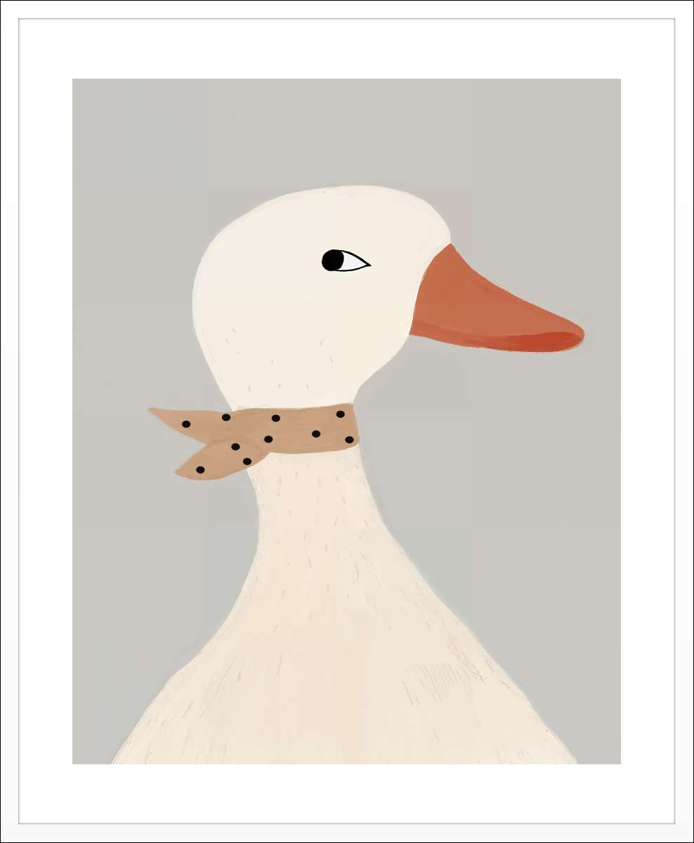 White Frame with White Border