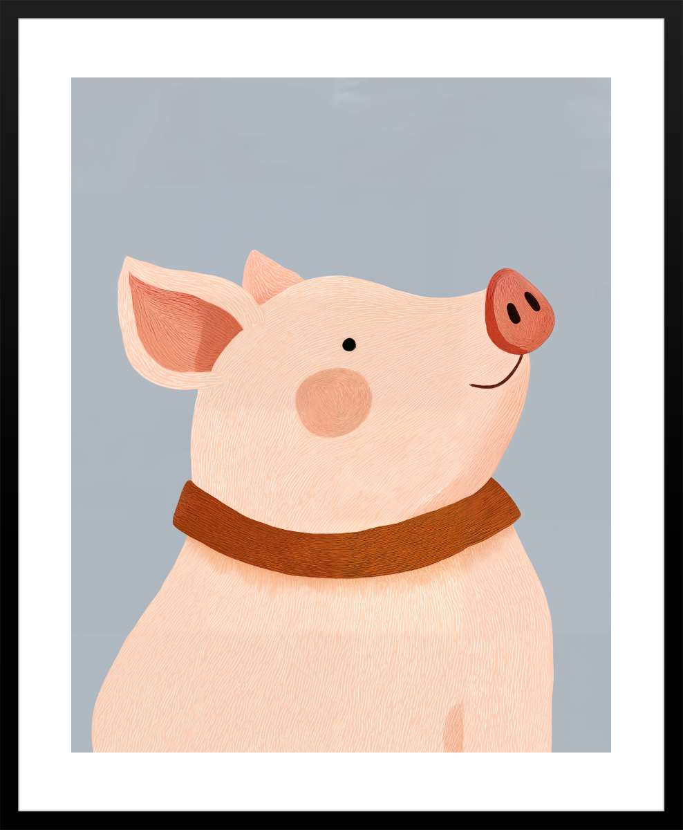 Black Frame with White Border