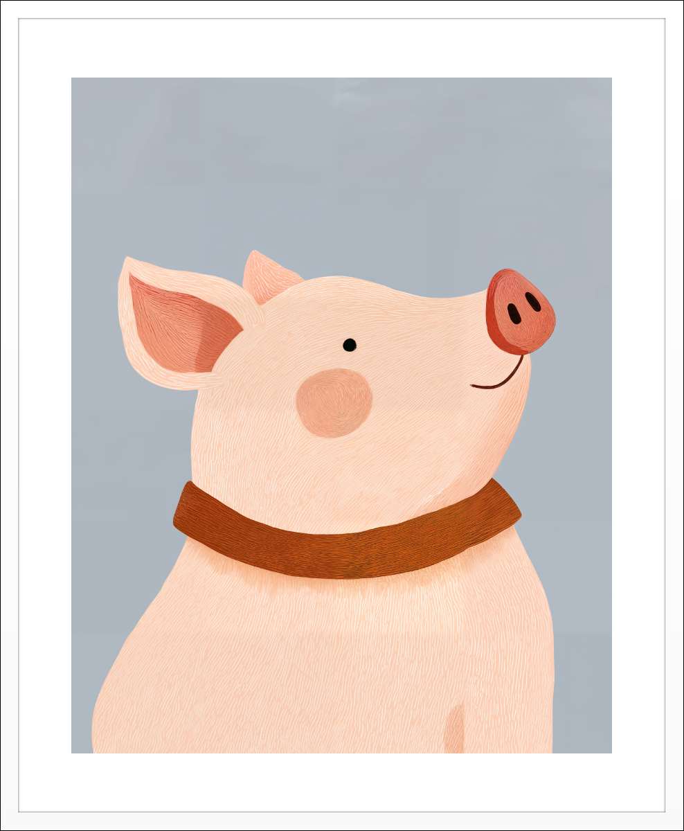 White Frame with White Border