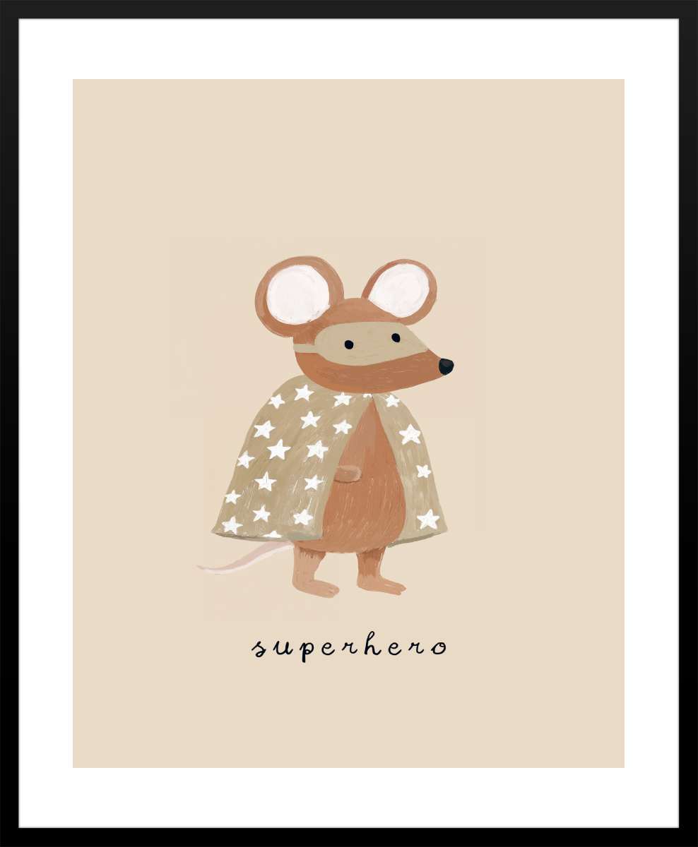 Black Frame with White Border